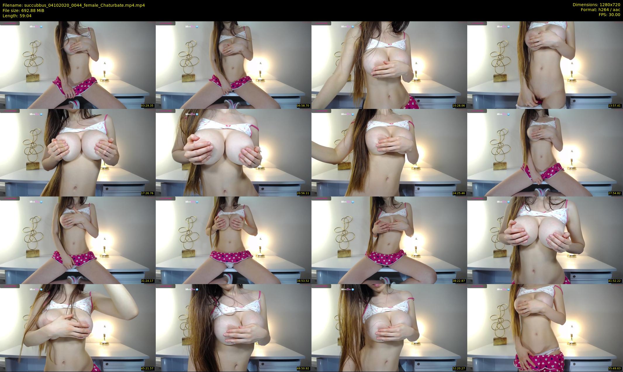 succubbus — 60 minute Chaturbate female cam show recording, 720p, Oct 4, 2020