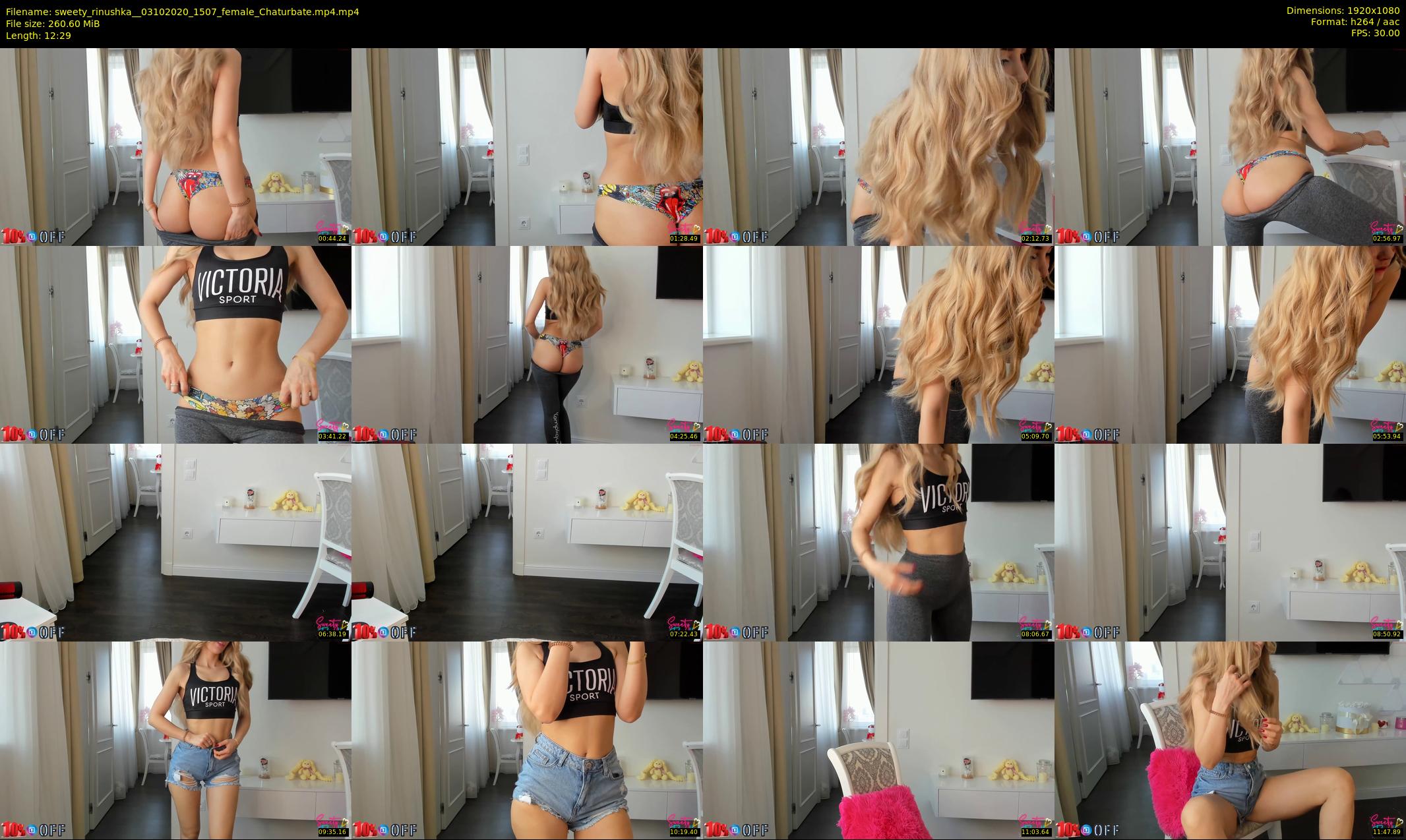 sweety_rinushka_ — 13 minute Chaturbate female cam show recording, 1080p, Oct 3, 2020