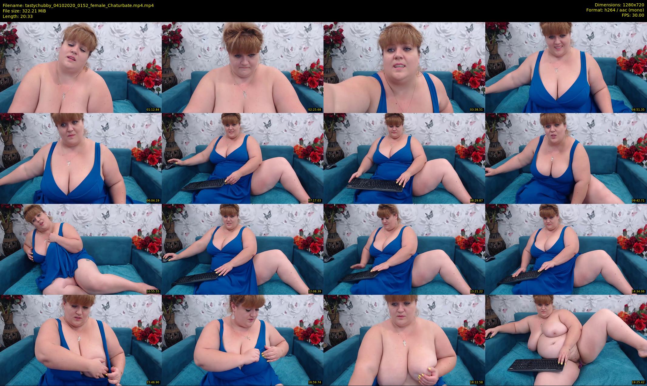 tastychubby — 21 minute Chaturbate female cam show recording, 720p, Oct 4, 2020