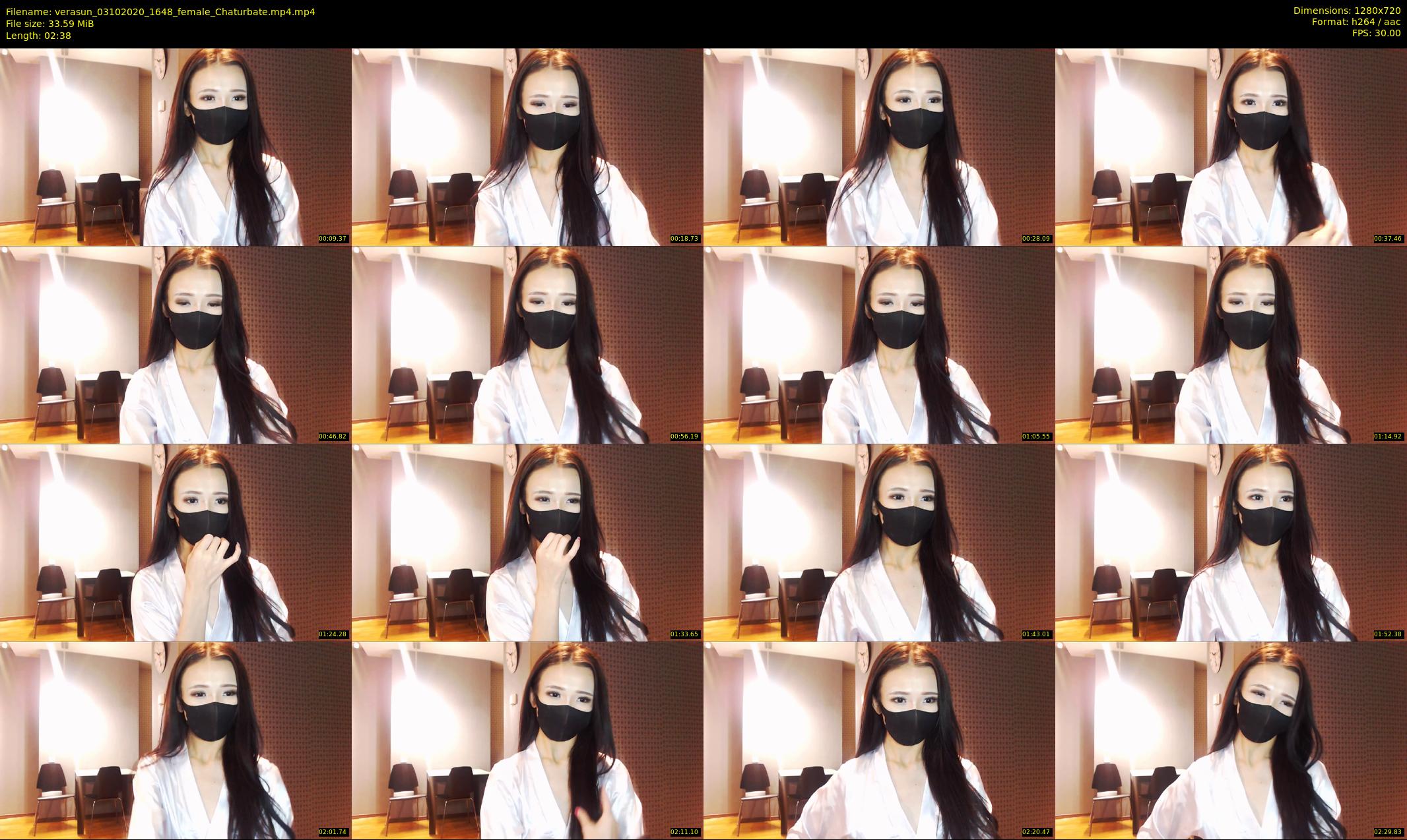 verasun — 3 minute Chaturbate female cam show recording, 720p, Oct 3, 2020