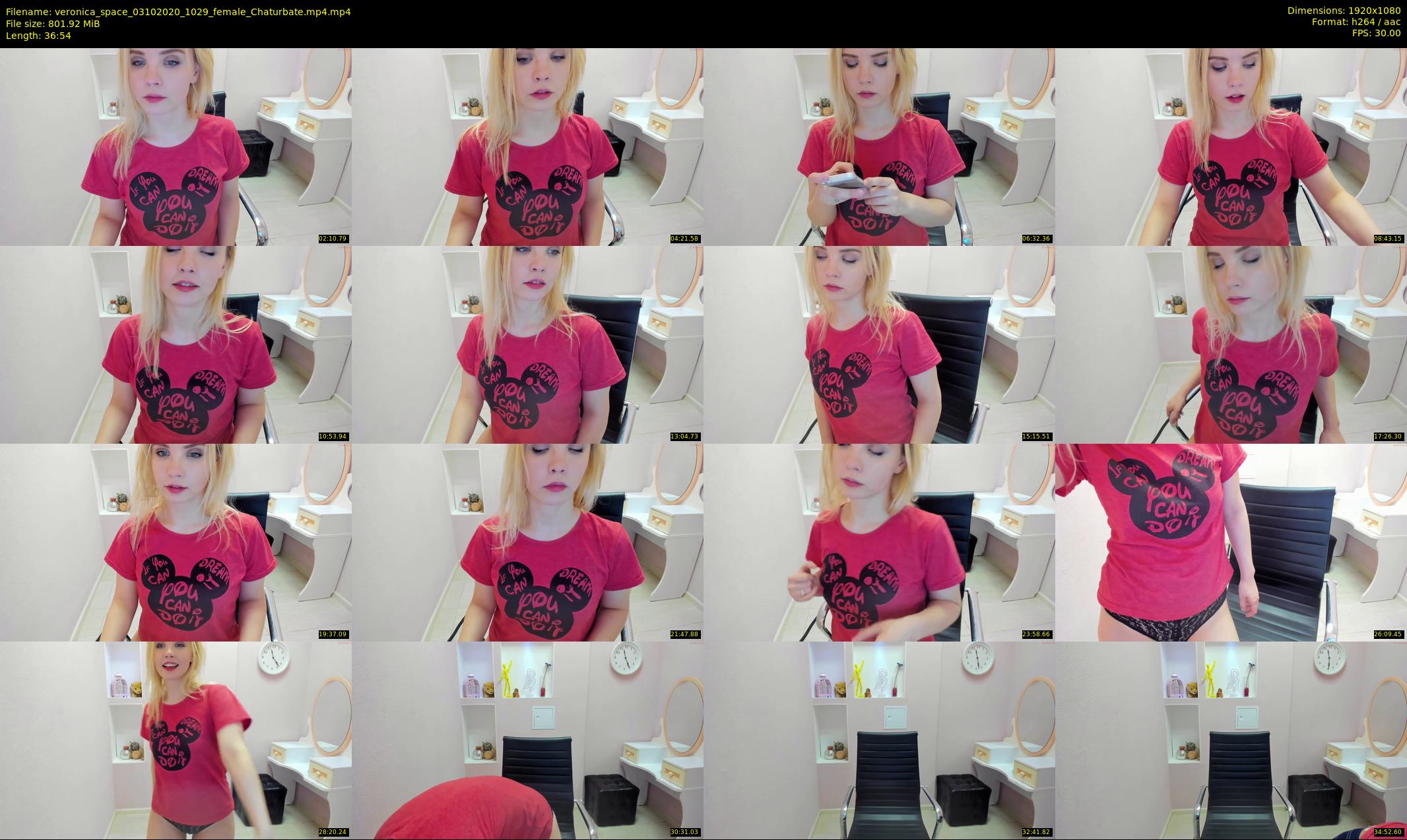 veronica_space — 37 minute Chaturbate female cam show recording, 1080p, Oct 3, 2020