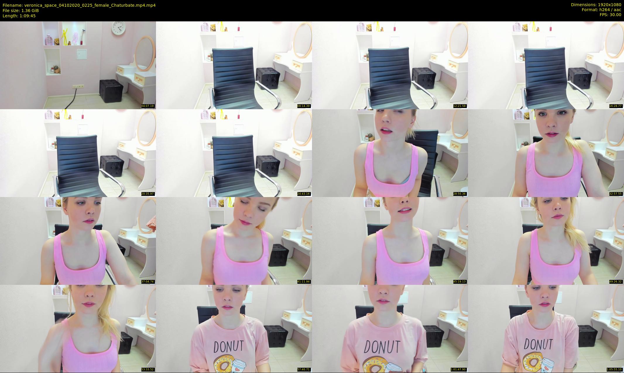 veronica_space — 70 minute Chaturbate female cam show recording, 1080p, Oct 4, 2020