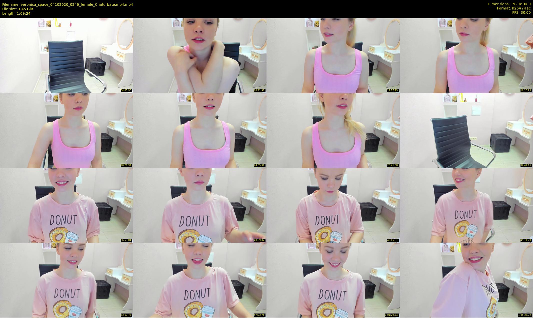 veronica_space — 70 minute Chaturbate female cam show recording, 1080p, Oct 4, 2020
