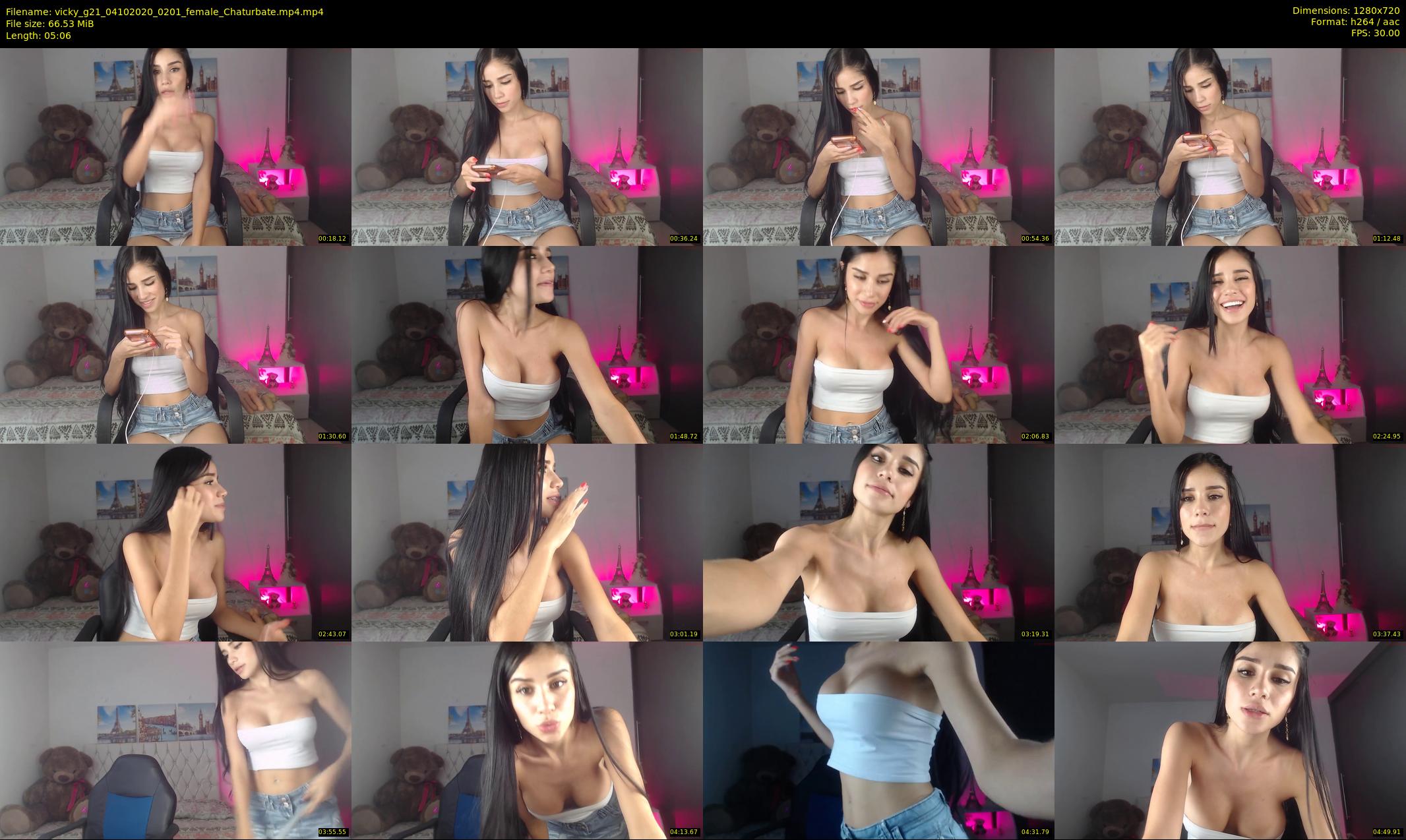 vicky_g21 — 6 minute Chaturbate female cam show recording, 720p, Oct 4, 2020
