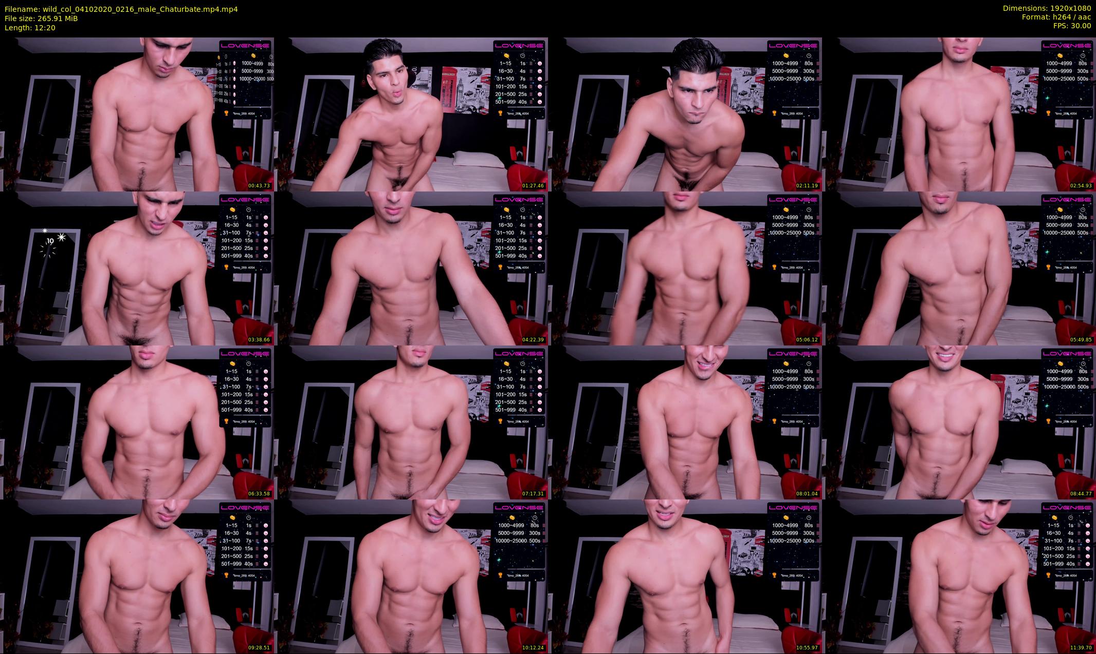 wild_col — 13 minute Chaturbate male cam show recording, 1080p, Oct 4, 2020