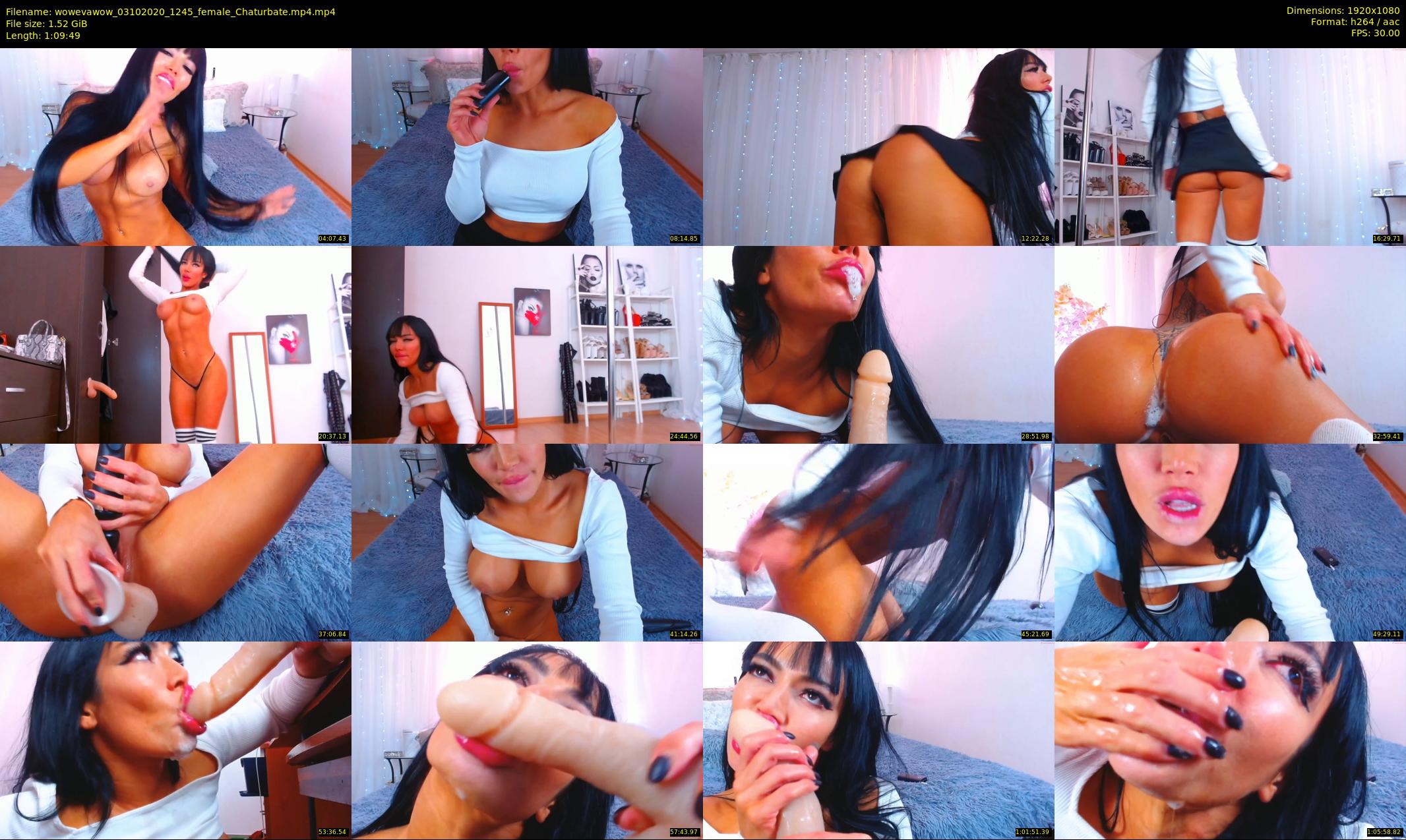 wowevawow — 70 minute Chaturbate female cam show recording, 1080p, Oct 3, 2020