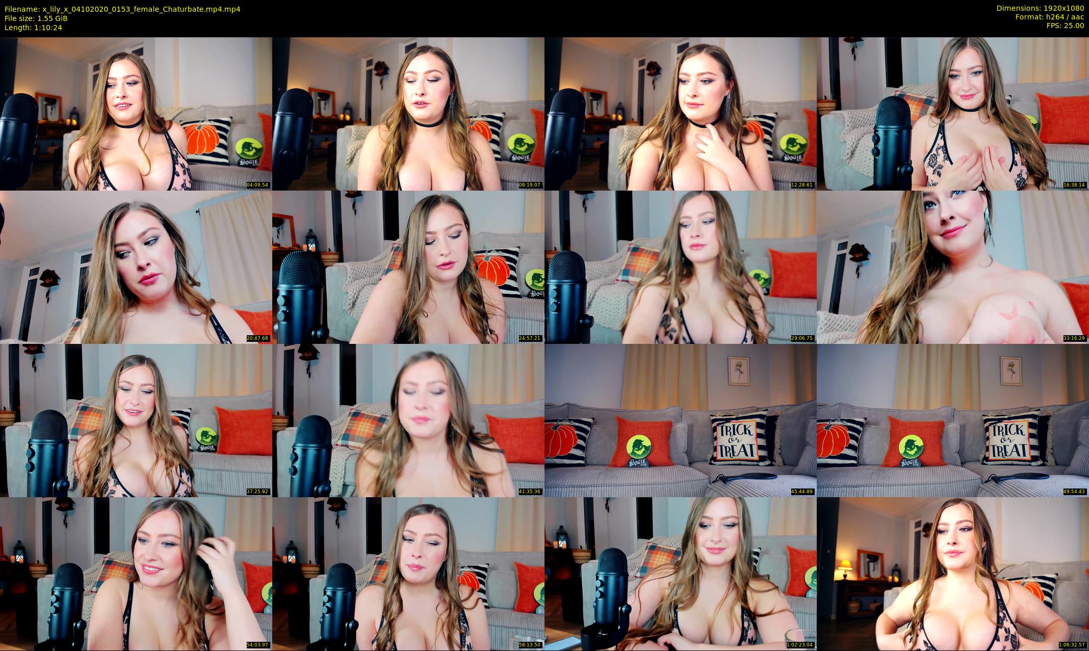 x_lily_x — 71 minute Chaturbate female cam show recording, 1080p, Oct 4, 2020