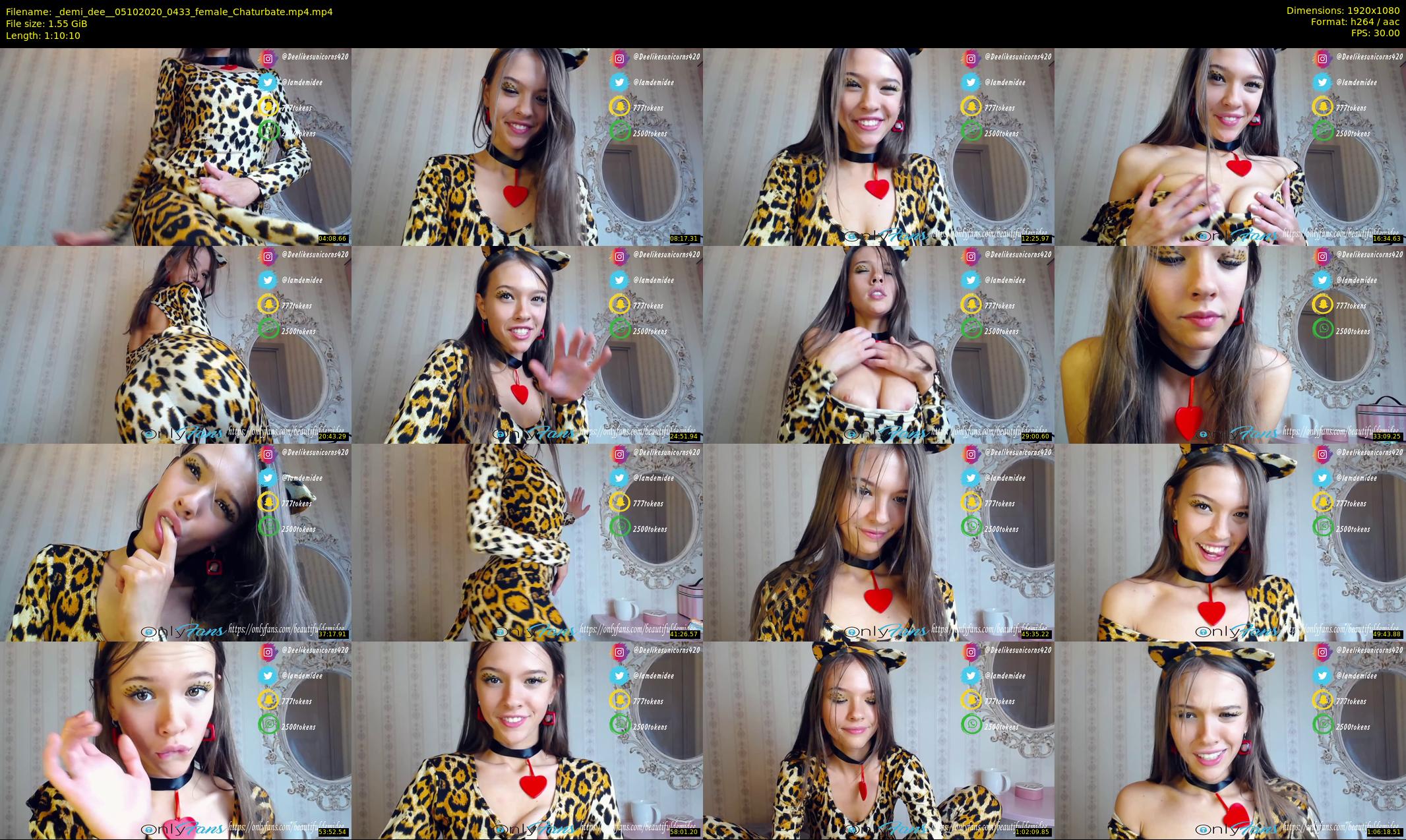 _demi_dee_ — 71 minute Chaturbate female cam show recording, 1080p, Oct 5, 2020
