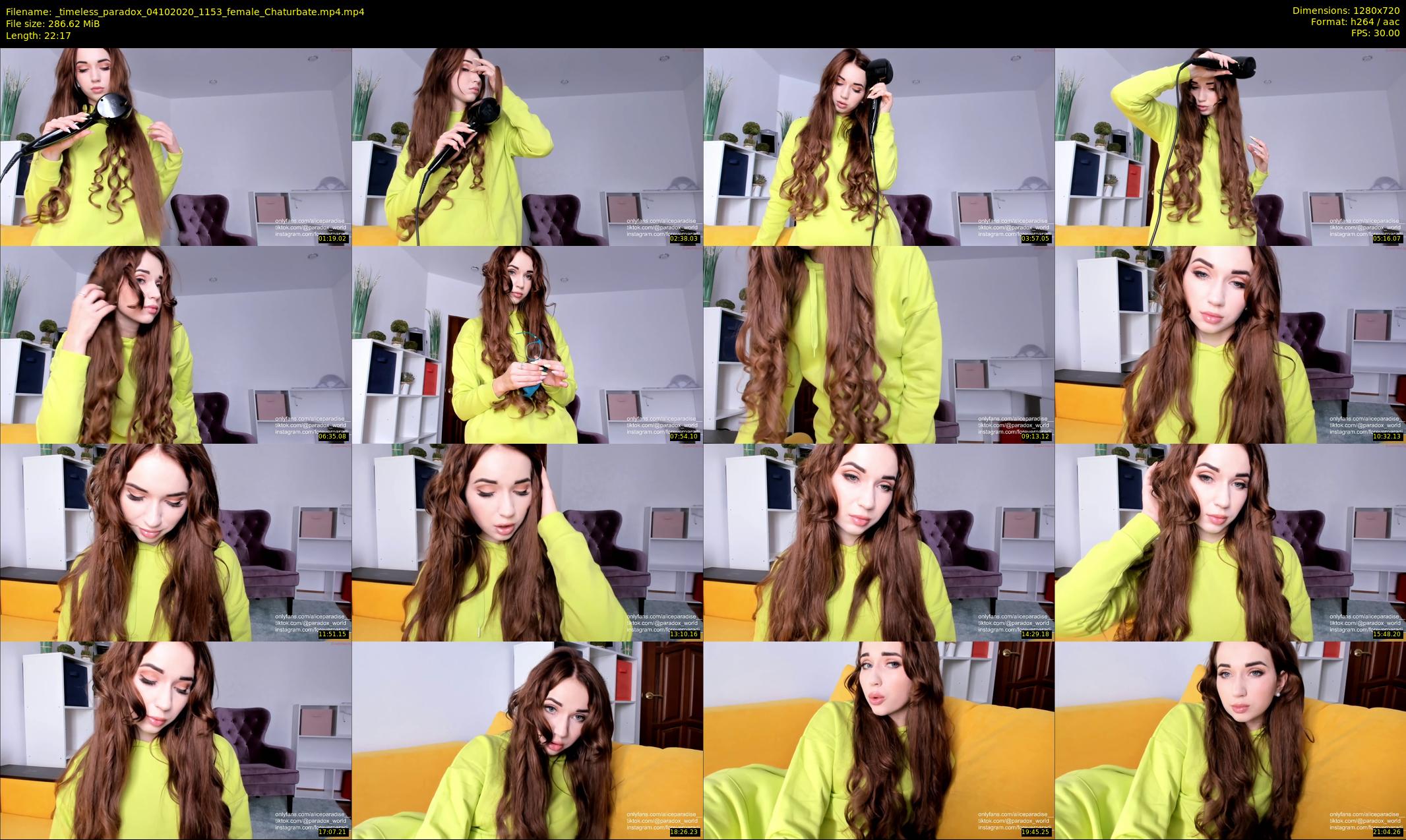 _timeless_paradox — 23 minute Chaturbate female cam show recording, 720p, Oct 4, 2020