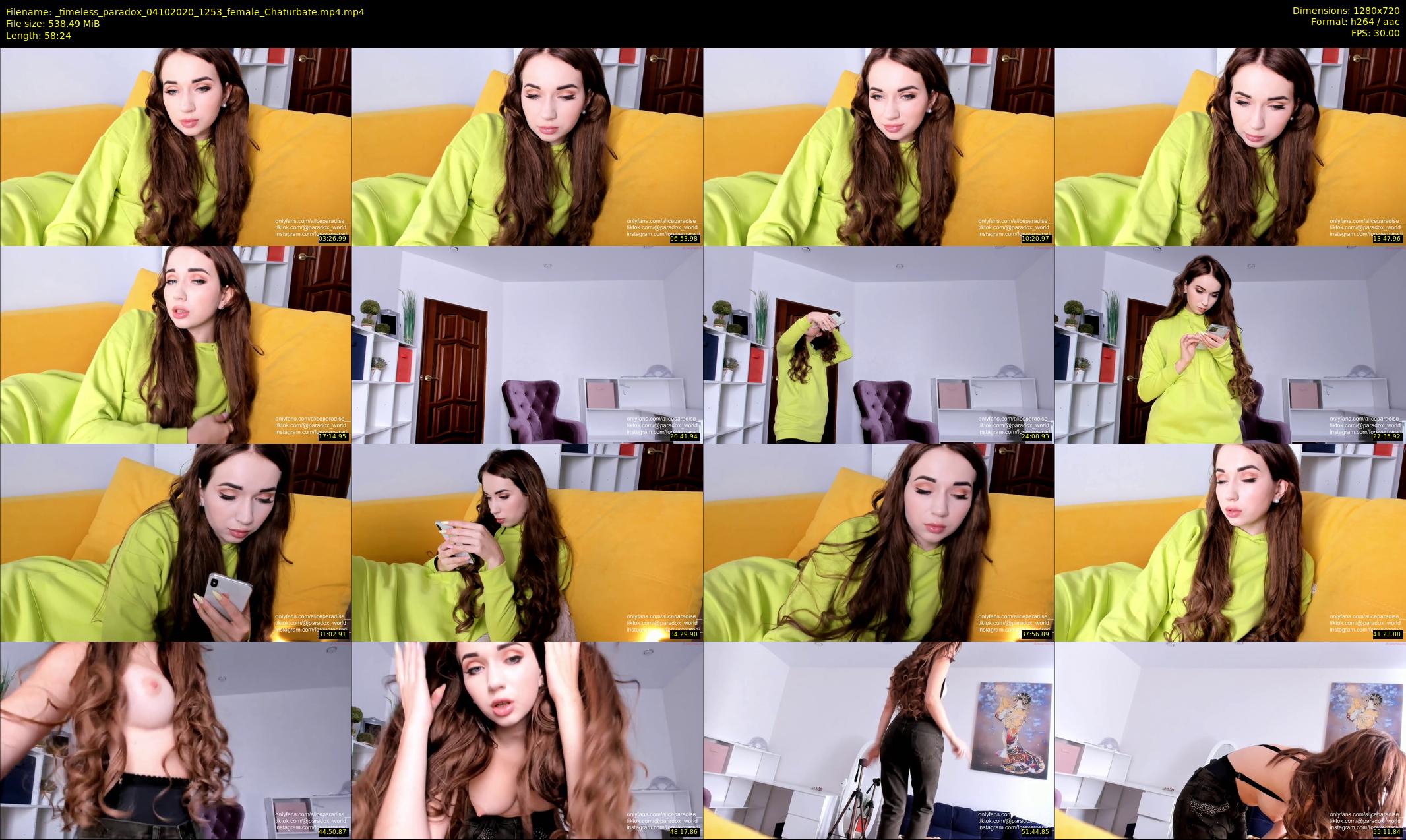 _timeless_paradox — 59 minute Chaturbate female cam show recording, 720p, Oct 4, 2020