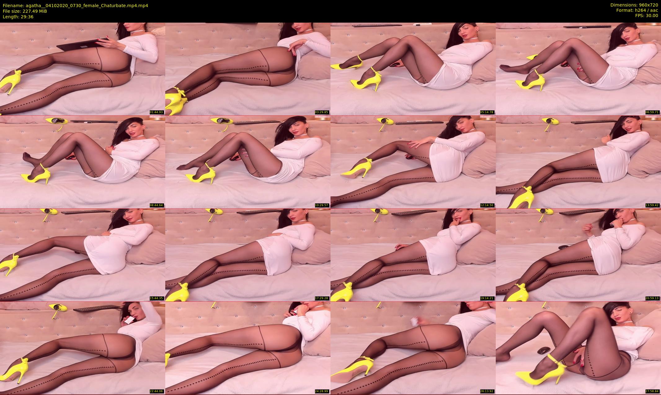 agatha_ — 30 minute Chaturbate female cam show recording, 720p, Oct 4, 2020
