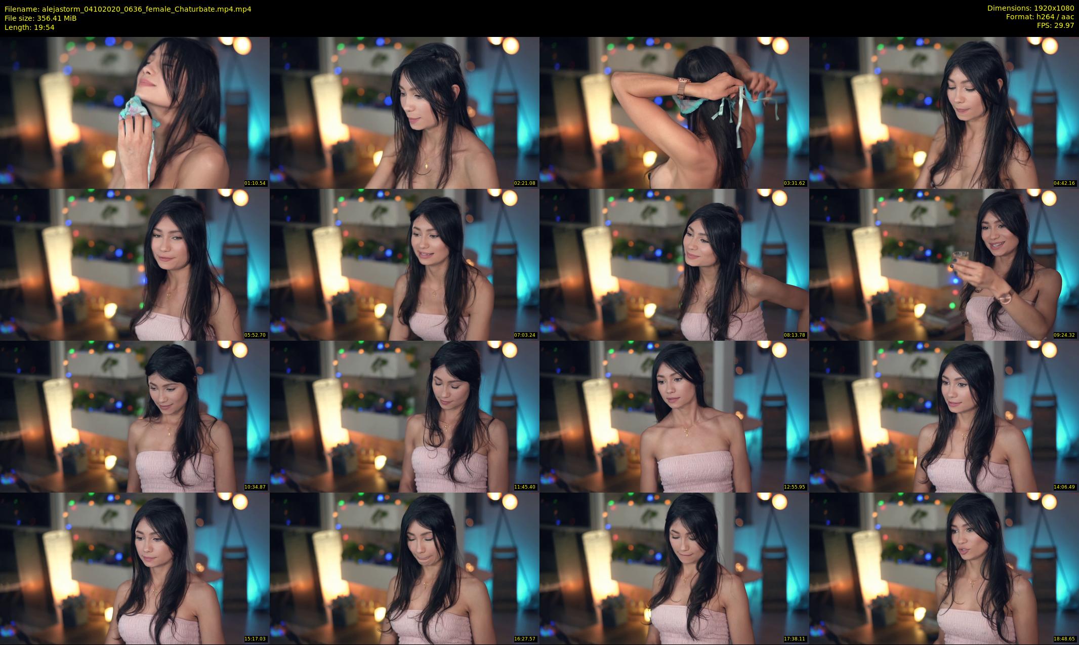 alejastorm — 20 minute Chaturbate female cam show recording, 1080p, Oct 4, 2020