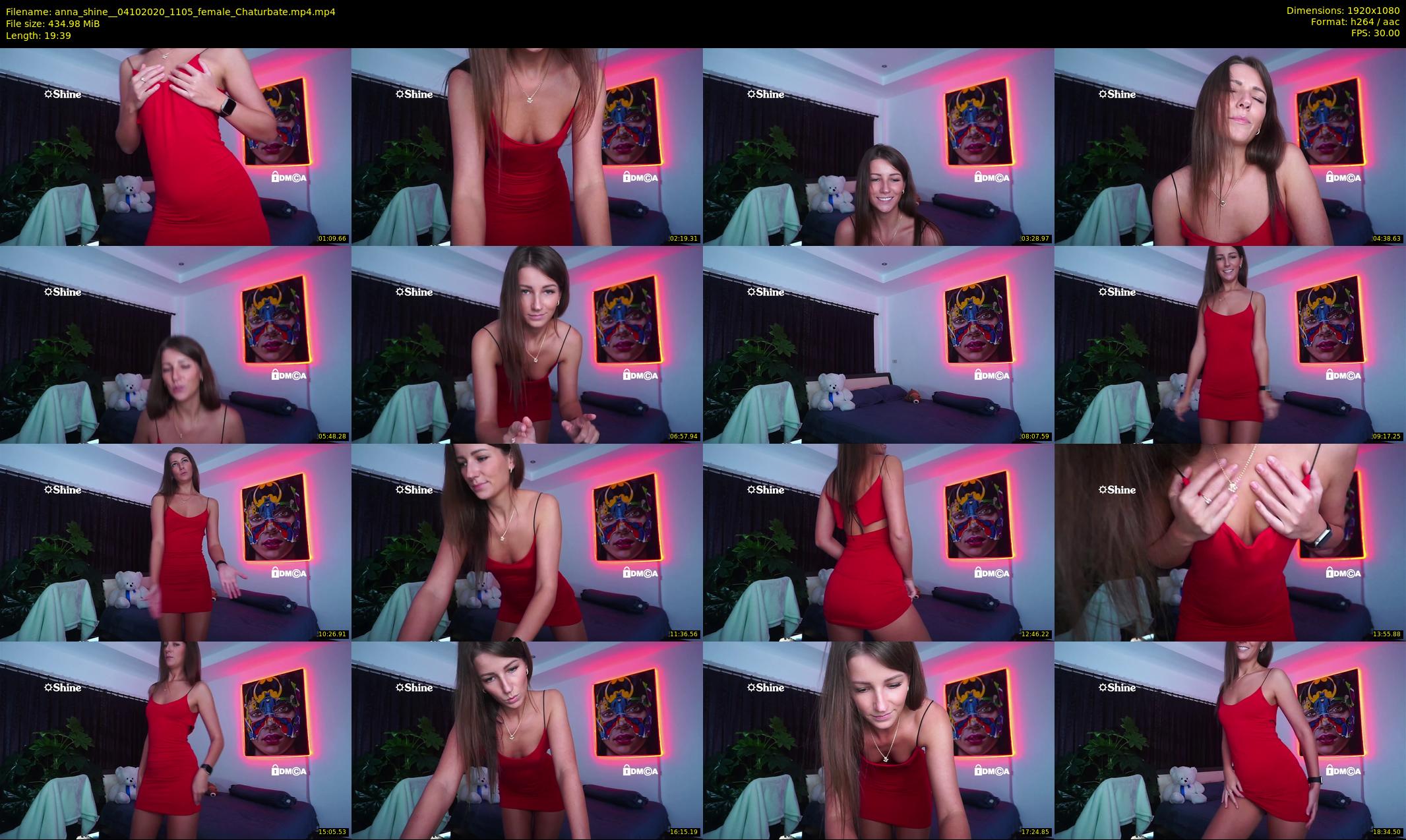 anna_shine_ — 20 minute Chaturbate female cam show recording, 1080p, Oct 4, 2020