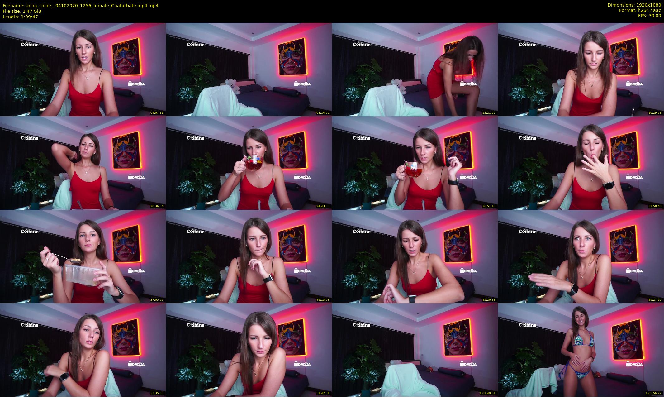 anna_shine_ — 70 minute Chaturbate female cam show recording, 1080p, Oct 4, 2020