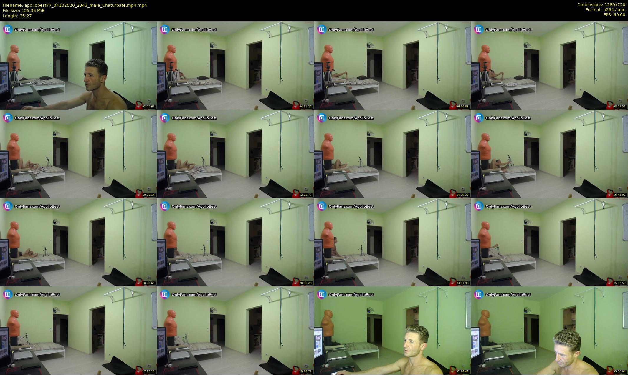 apollobest77 — 36 minute Chaturbate male cam show recording, 720p, Oct 4, 2020