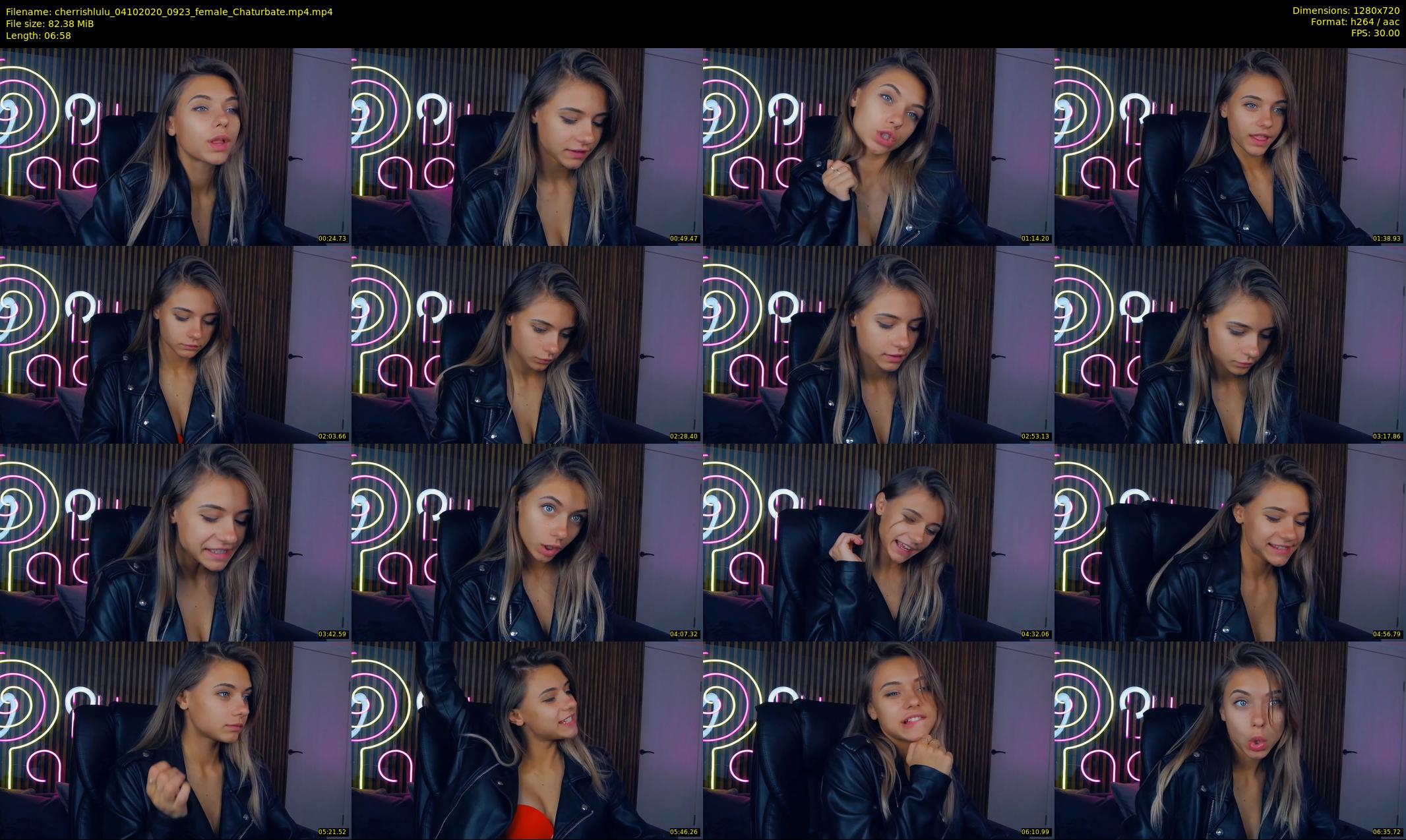 cherrishlulu — 7 minute Chaturbate female cam show recording, 720p, Oct 4, 2020