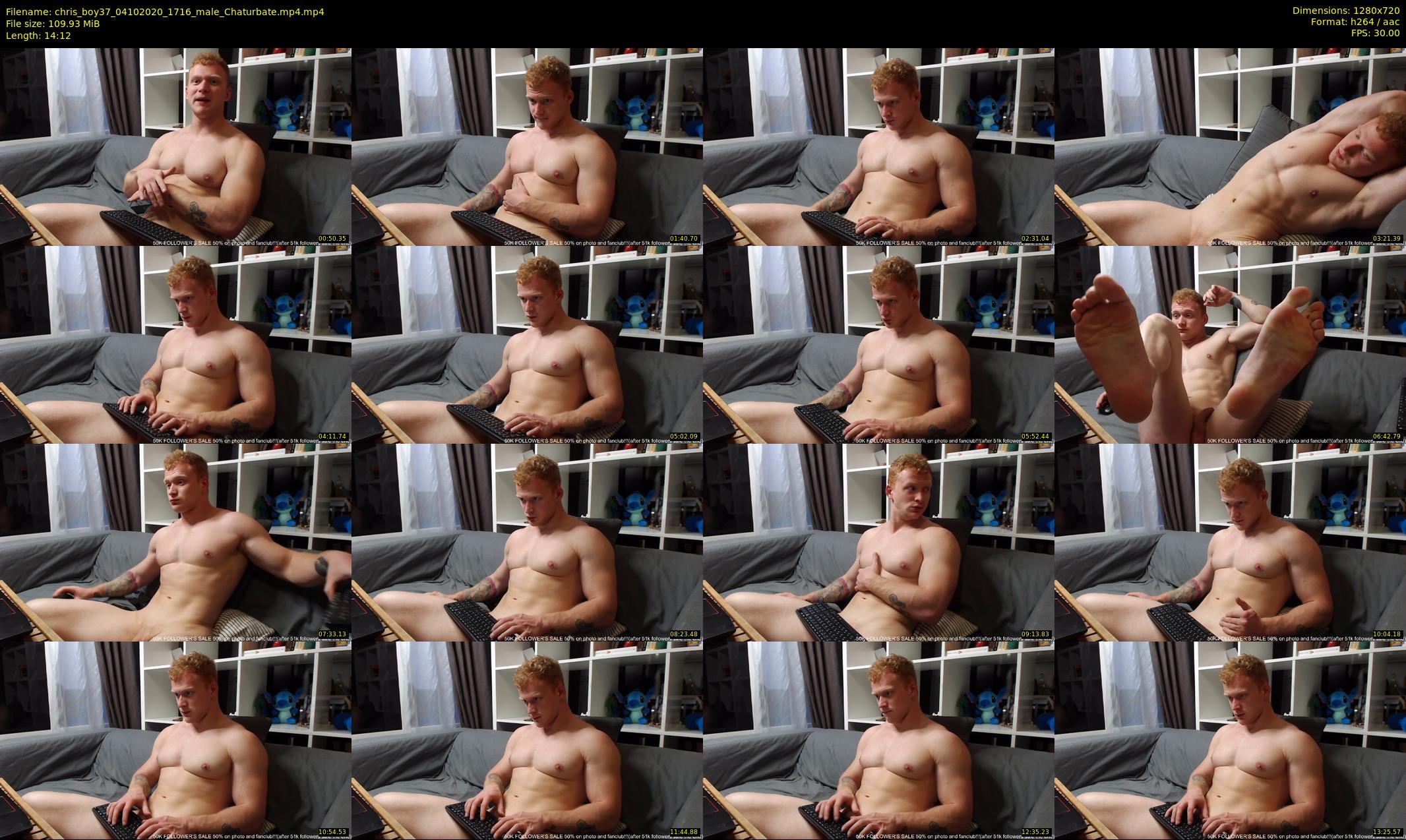 chris_boy37 — 15 minute Chaturbate male cam show recording, 720p, Oct 4, 2020