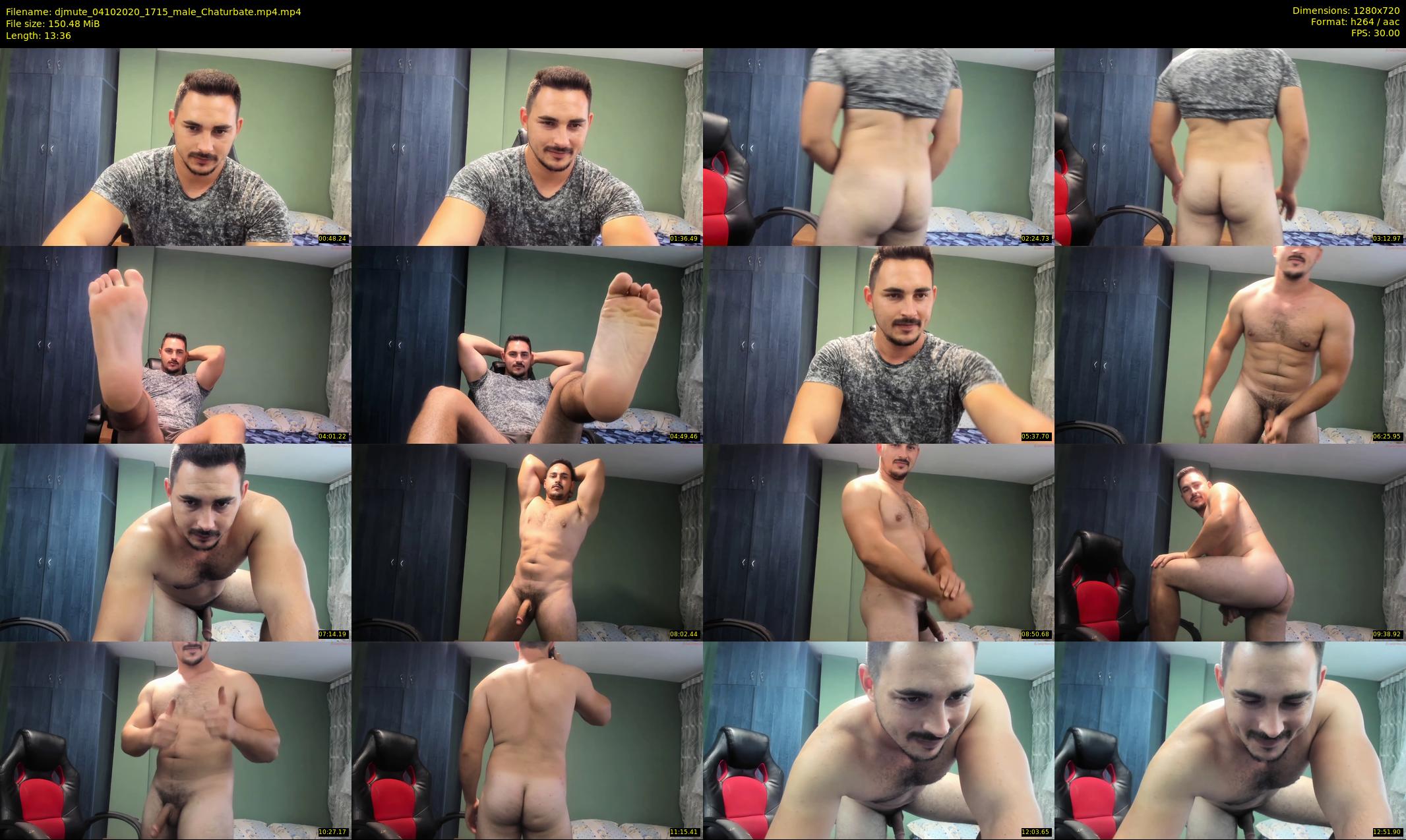 djmute — 14 minute Chaturbate male cam show recording, 720p, Oct 4, 2020
