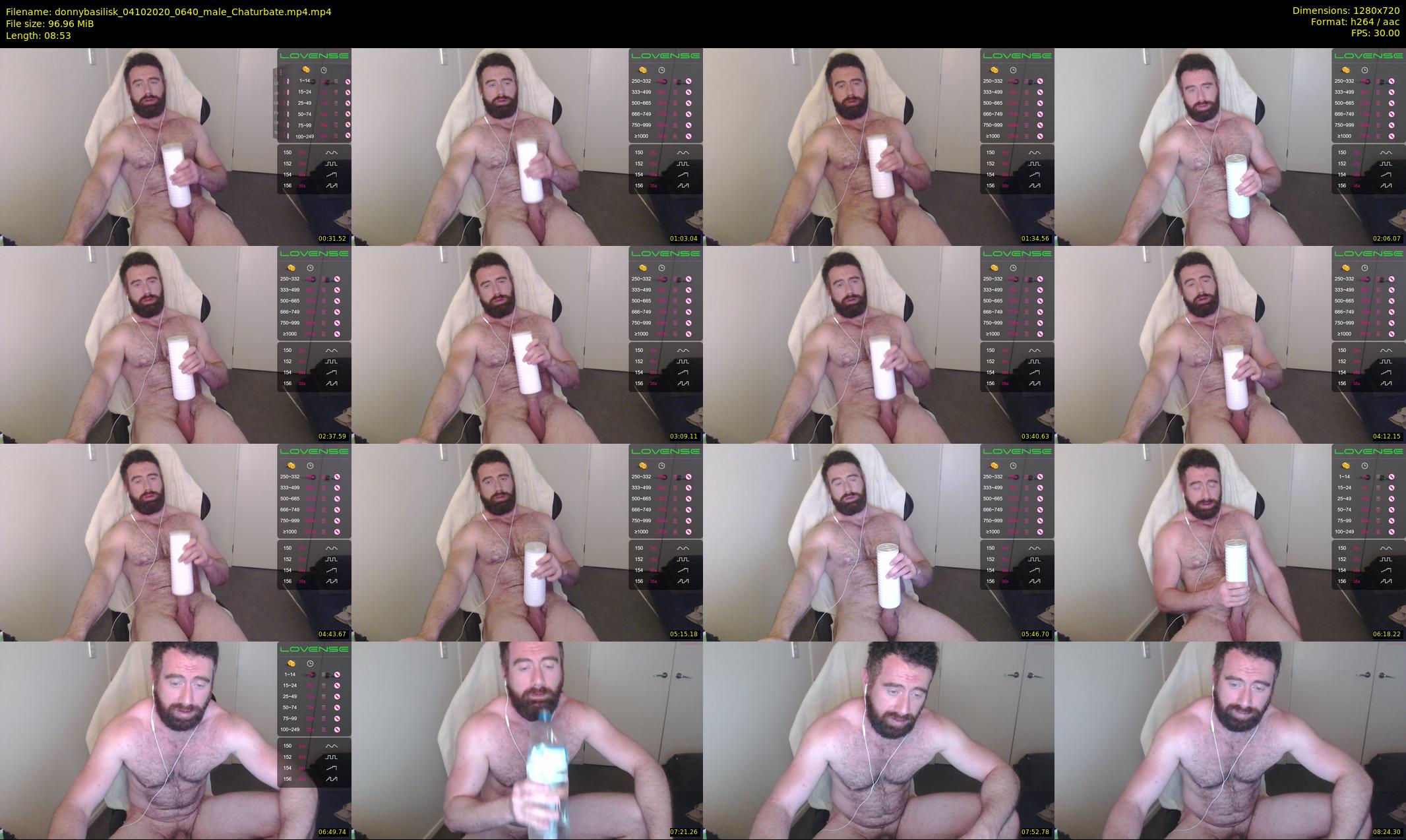 donnybasilisk — 9 minute Chaturbate male cam show recording, 720p, Oct 4, 2020