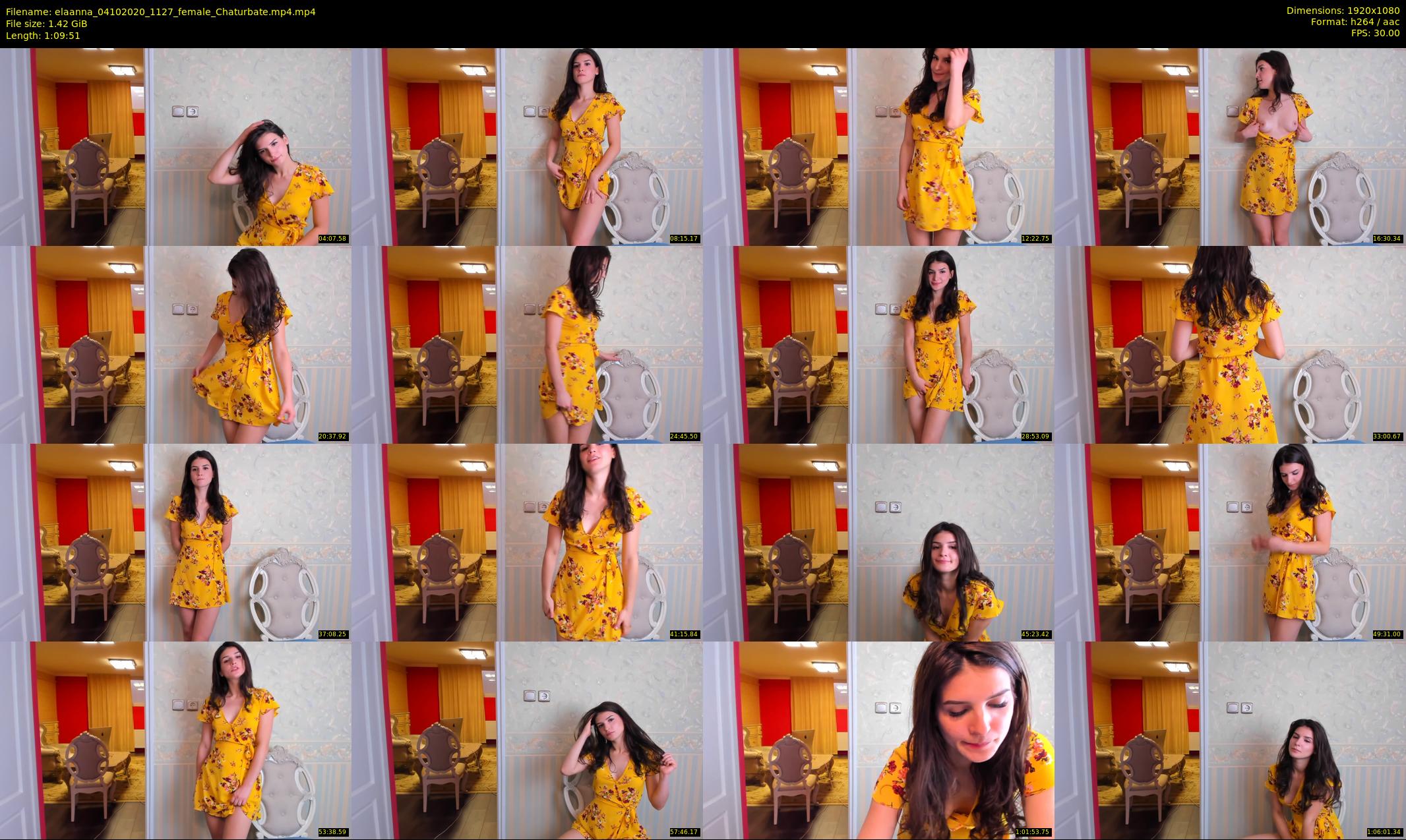 elaanna — 70 minute Chaturbate female cam show recording, 1080p, Oct 4, 2020