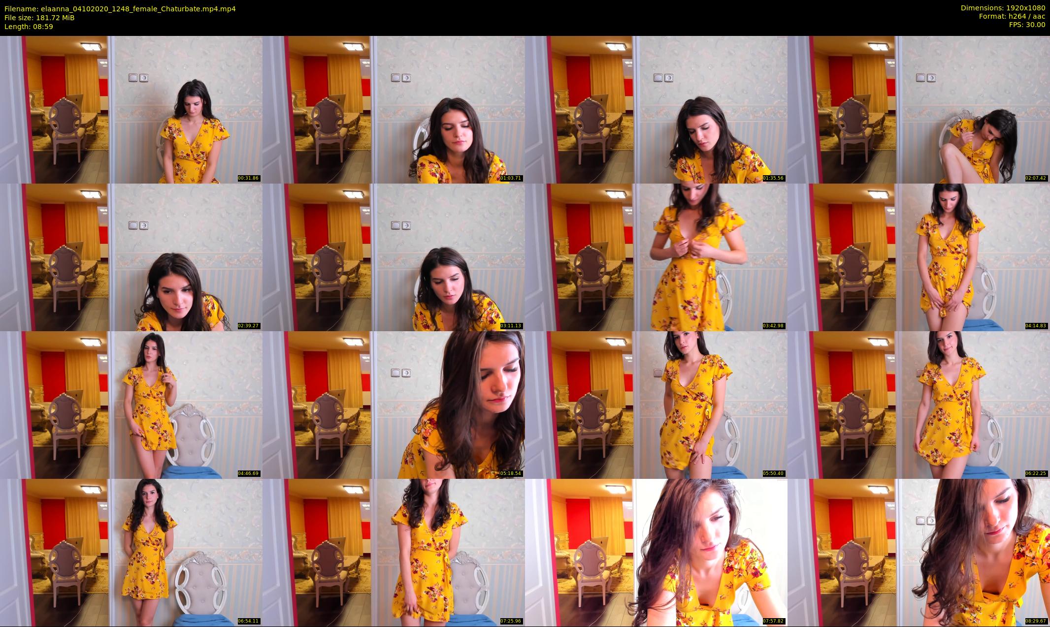 elaanna — 9 minute Chaturbate female cam show recording, 1080p, Oct 4, 2020