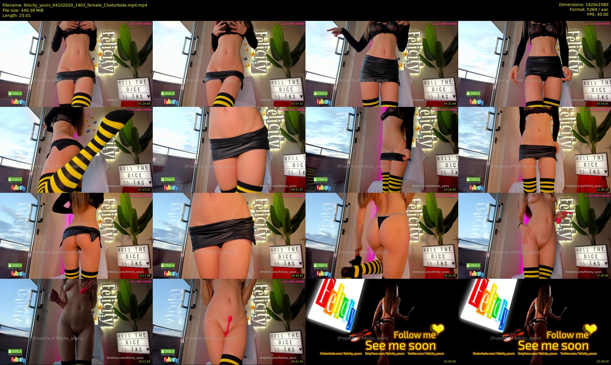 felicity_yours — 26 minute Chaturbate female cam show recording, 1080p, Oct 4, 2020