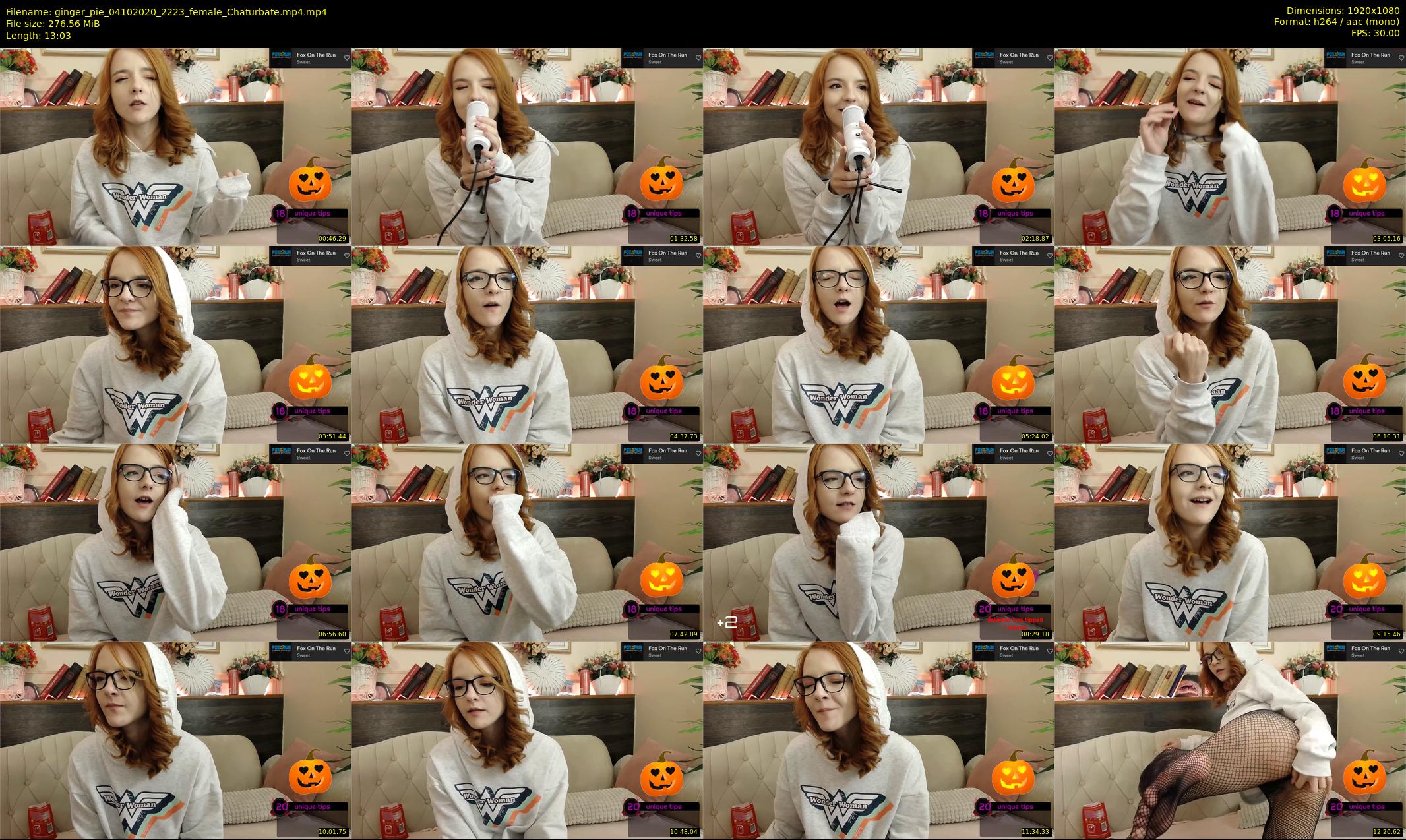 ginger_pie — 14 minute Chaturbate female cam show recording, 1080p, Oct 4, 2020
