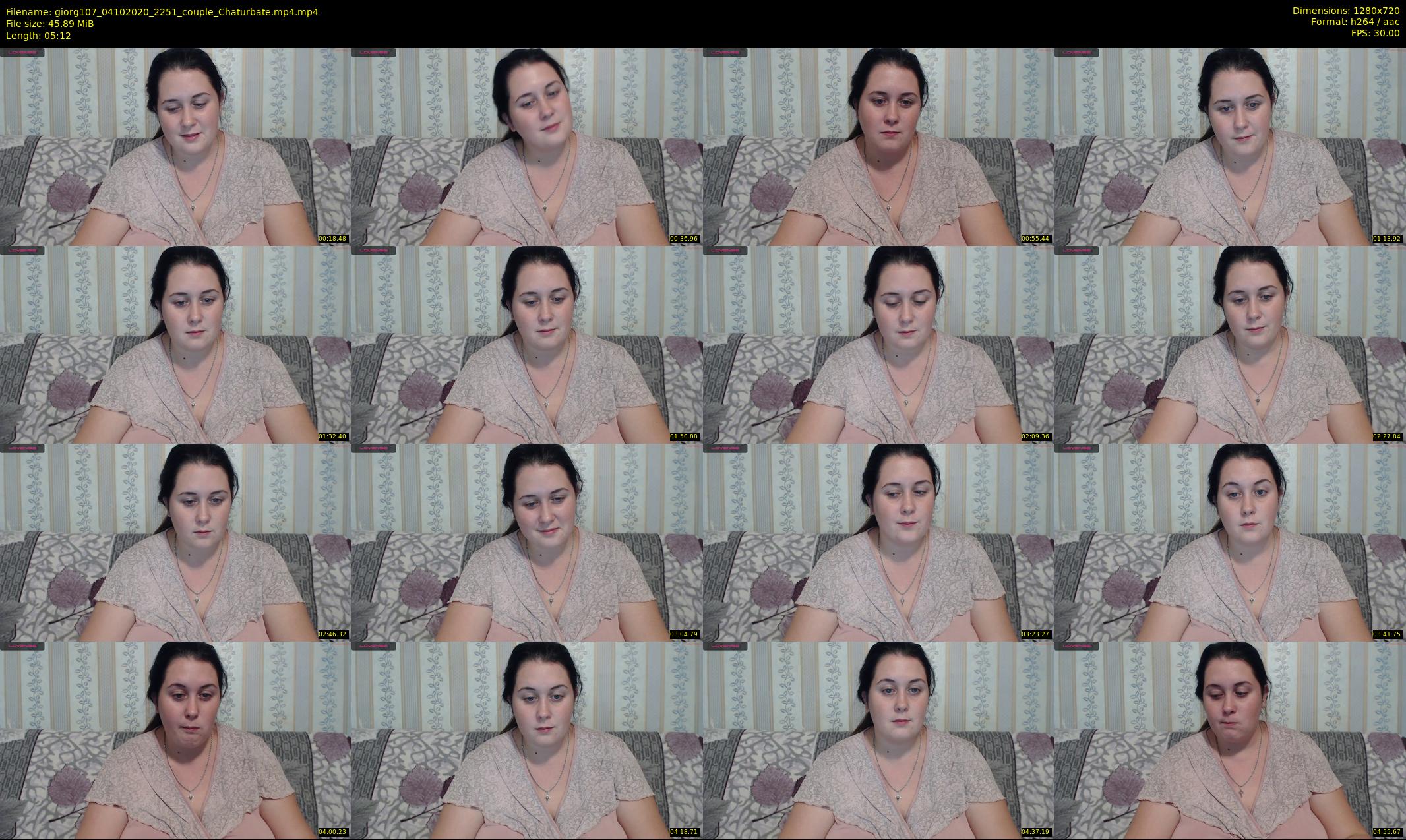 giorg107 — 6 minute Chaturbate couple cam show recording, 720p, Oct 4, 2020