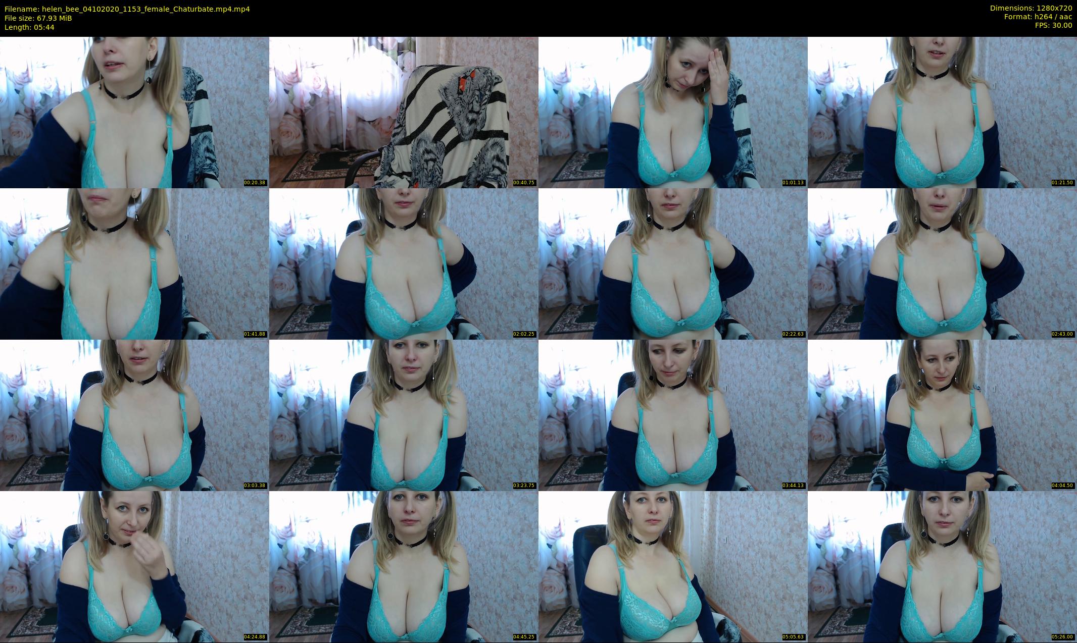 helen_bee — 6 minute Chaturbate female cam show recording, 720p, Oct 4, 2020