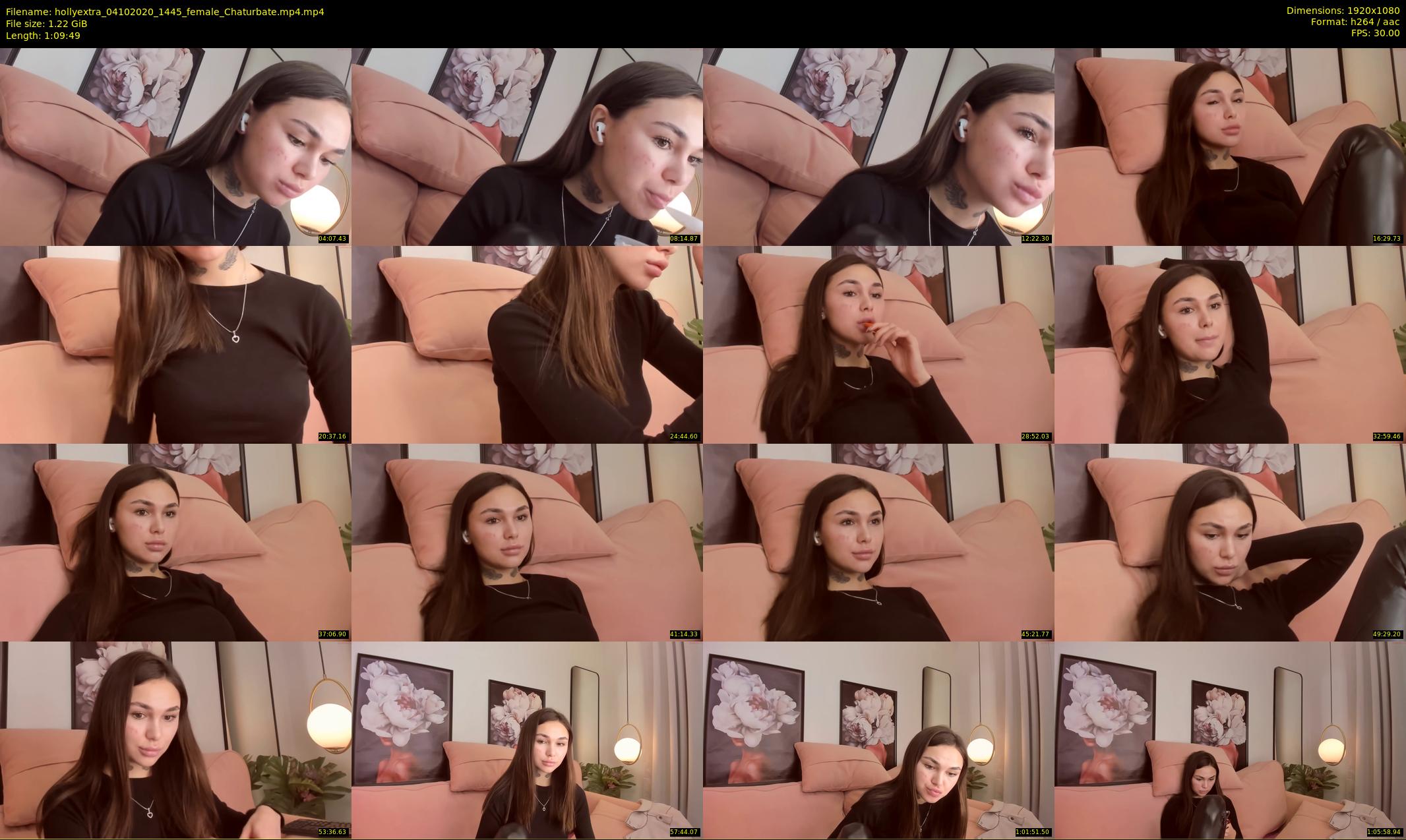 hollyextra — 70 minute Chaturbate female cam show recording, 1080p, Oct 4, 2020