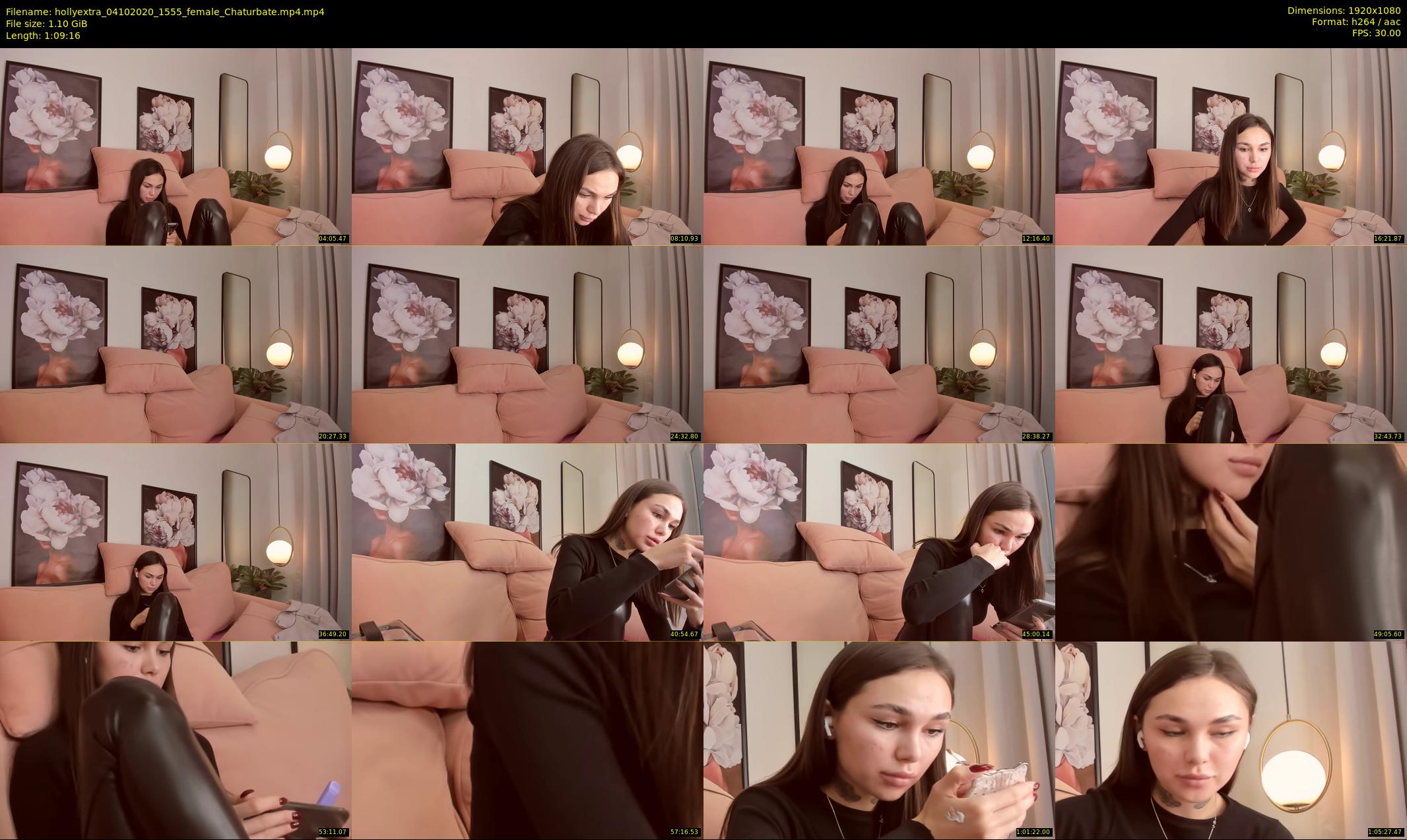 hollyextra — 70 minute Chaturbate female cam show recording, 1080p, Oct 4, 2020