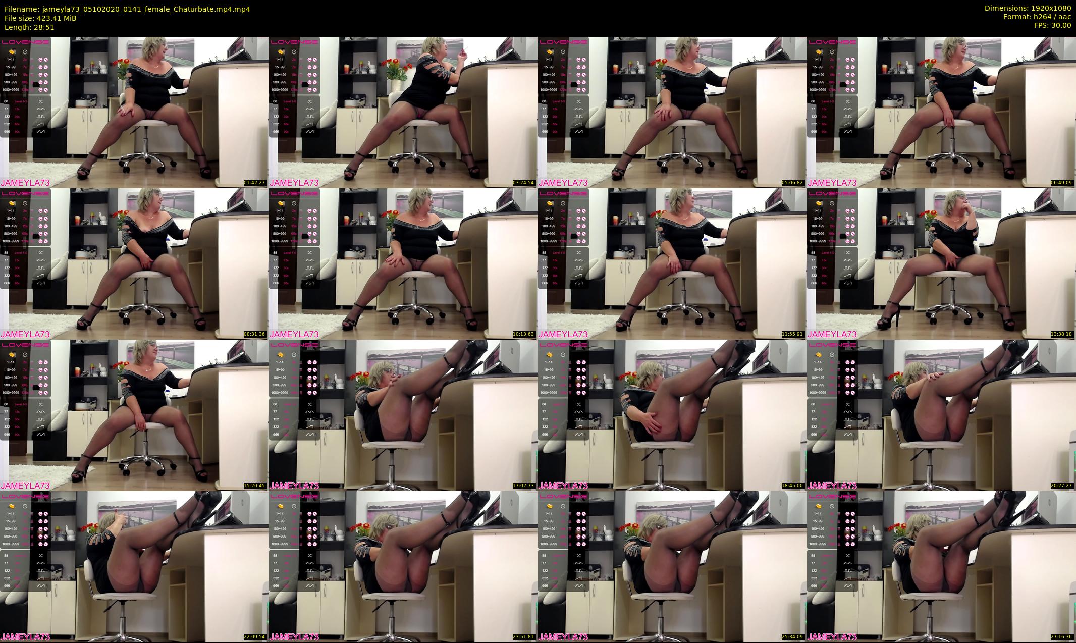 jameyla73 — 29 minute Chaturbate female cam show recording, 1080p, Oct 5, 2020