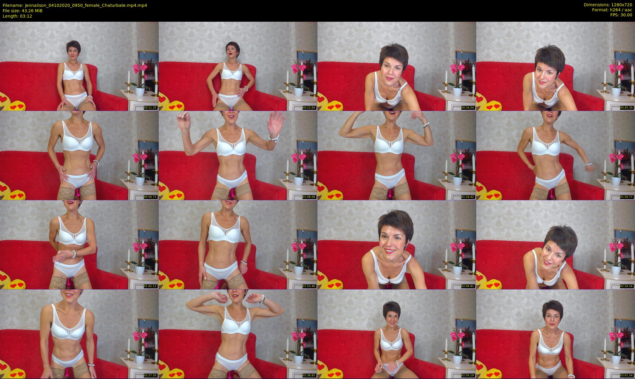 jennalison — 4 minute Chaturbate female cam show recording, 720p, Oct 4, 2020