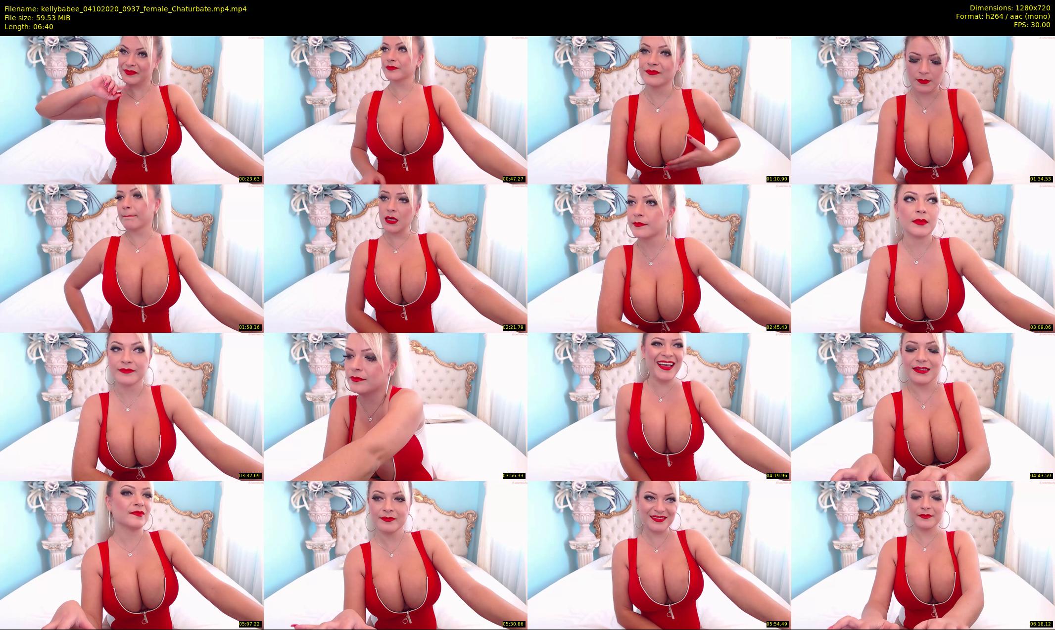 kellybabee — 7 minute Chaturbate female cam show recording, 720p, Oct 4, 2020