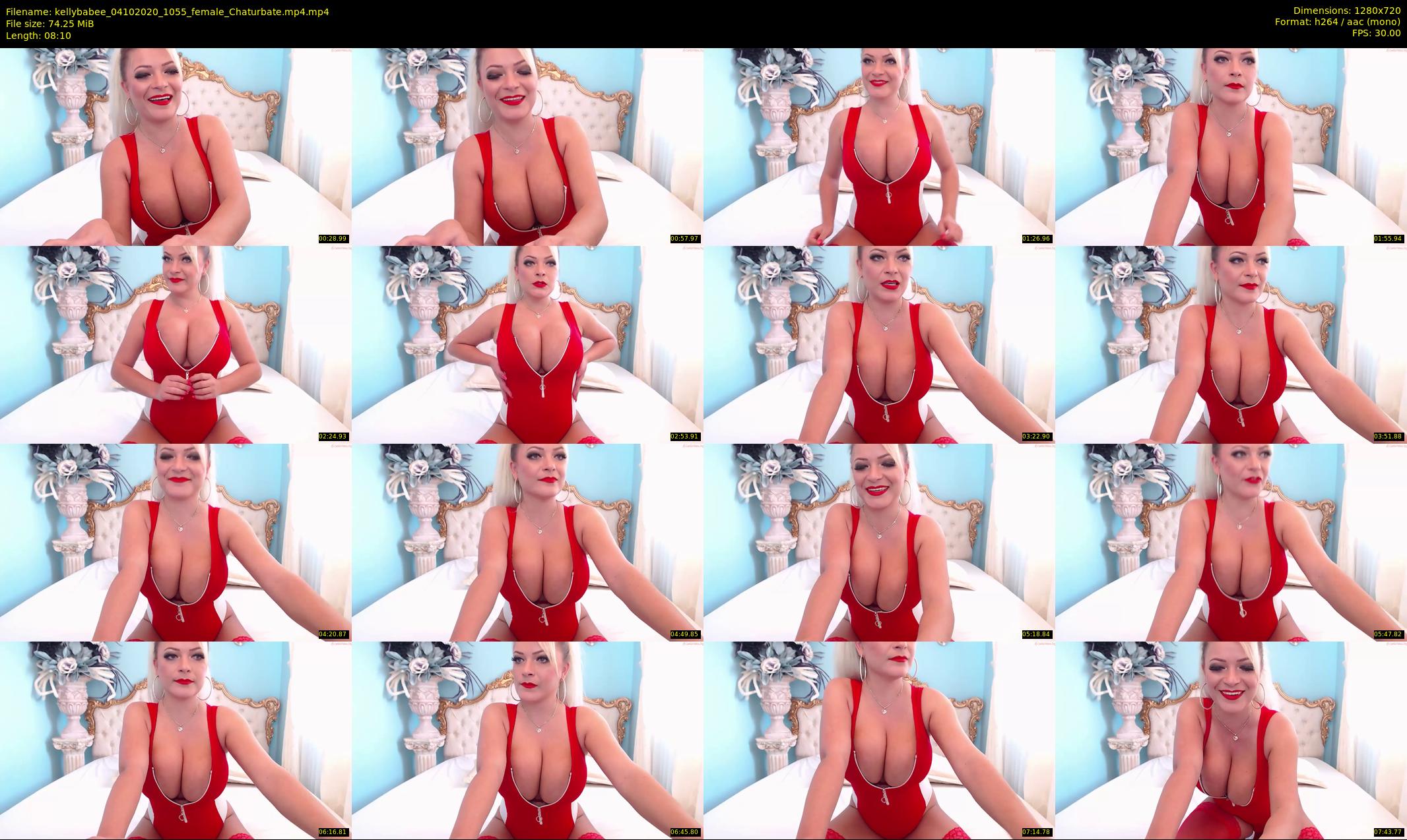 kellybabee — 9 minute Chaturbate female cam show recording, 720p, Oct 4, 2020