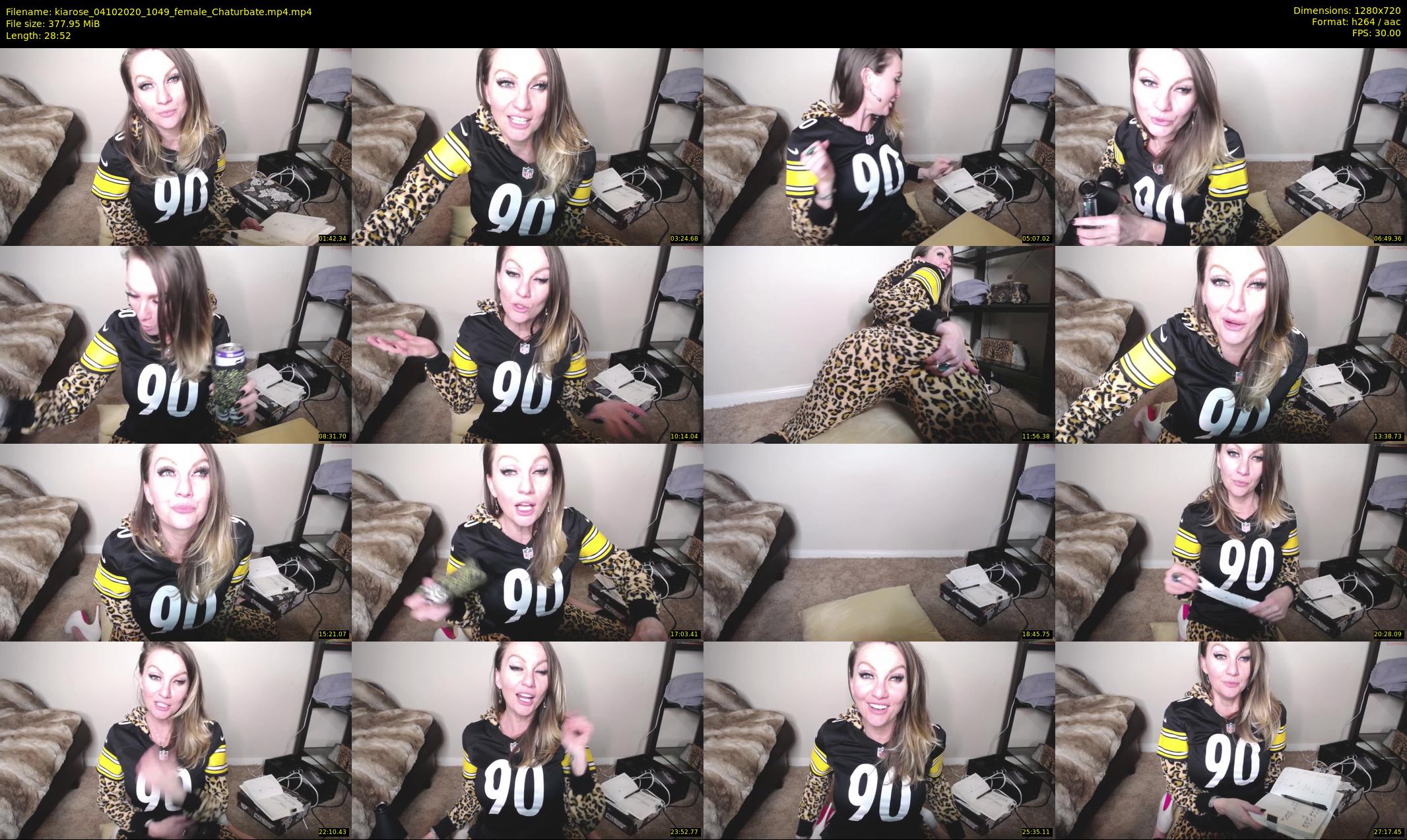 kiarose — 29 minute Chaturbate female cam show recording, 720p, Oct 4, 2020