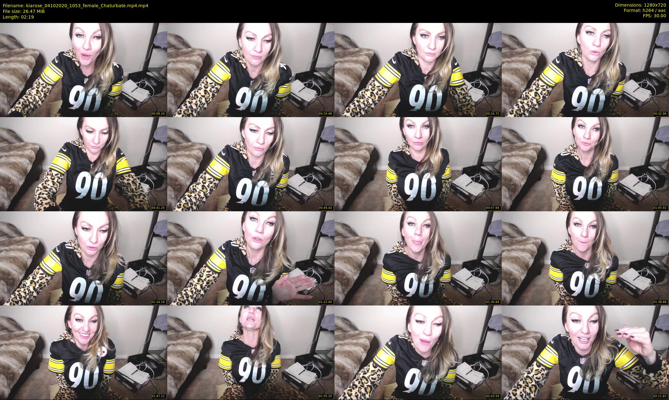 kiarose — 3 minute Chaturbate female cam show recording, 720p, Oct 4, 2020