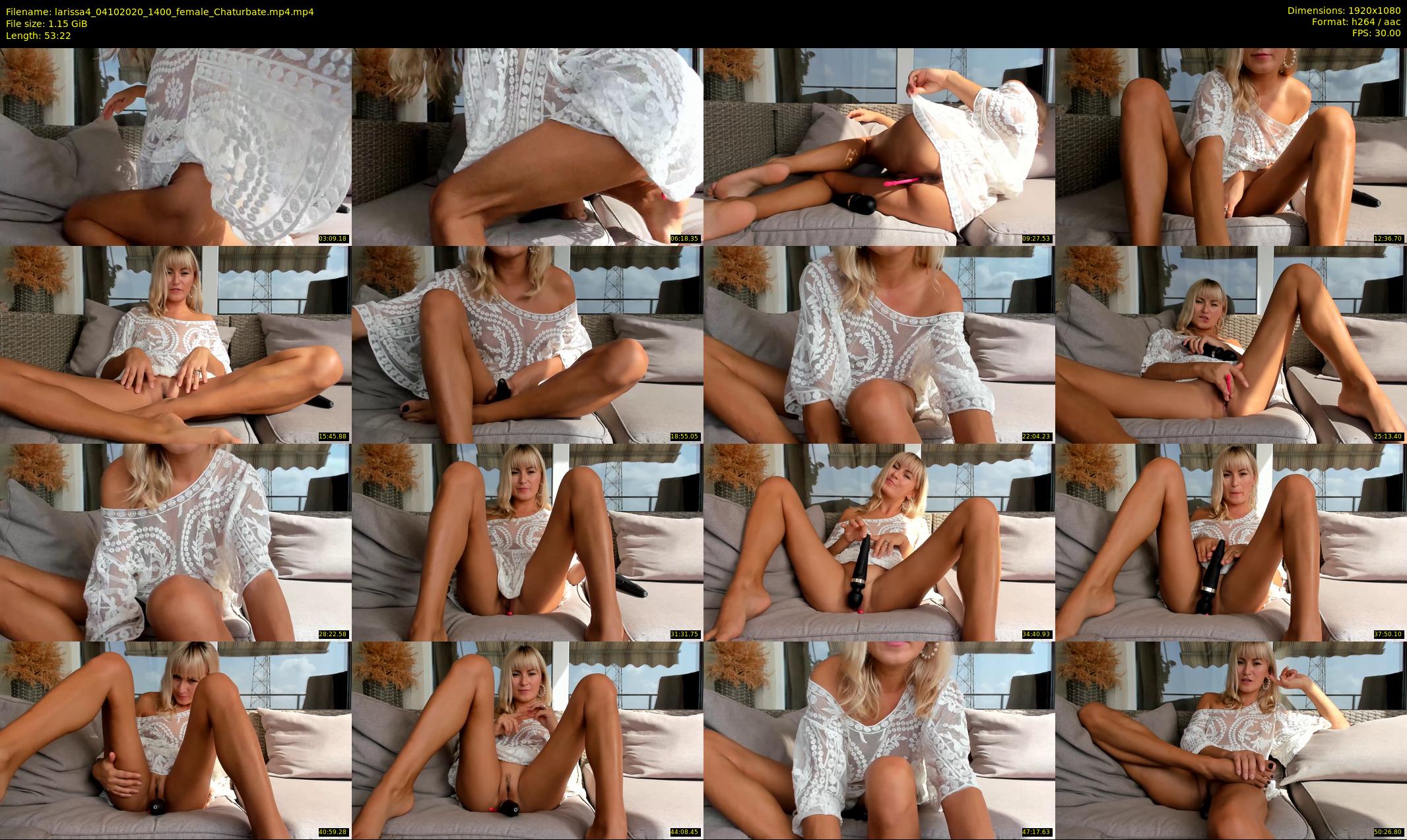 larissa4 — 54 minute Chaturbate female cam show recording, 1080p, Oct 4, 2020