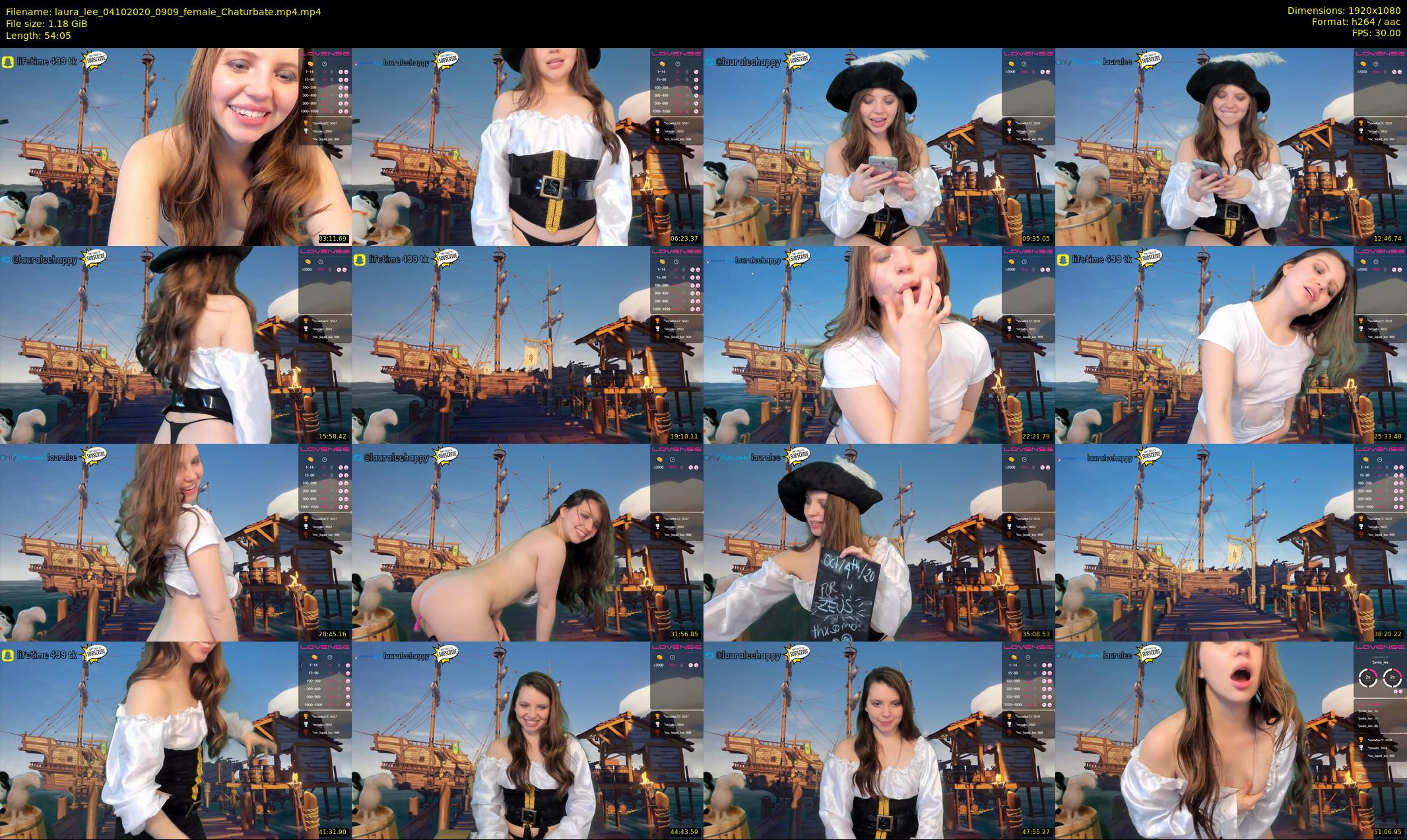 laura_lee — 55 minute Chaturbate female cam show recording, 1080p, Oct 4, 2020