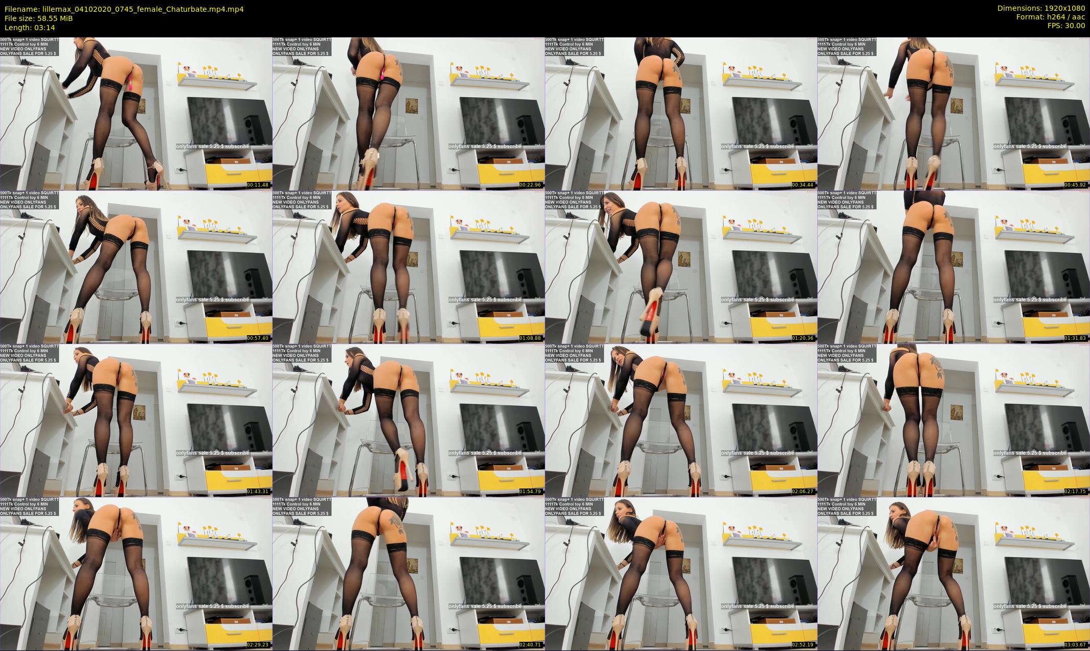lillemax — 4 minute Chaturbate female cam show recording, 1080p, Oct 4, 2020