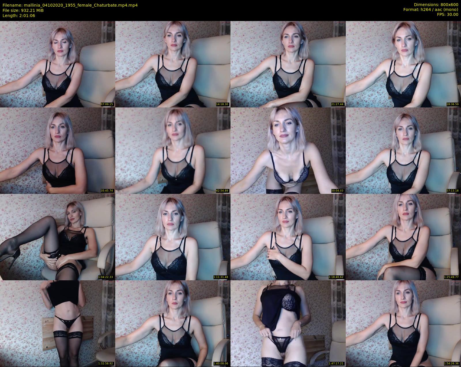 mallinia — 122 minute Chaturbate female cam show recording, 480p, Oct 4, 2020