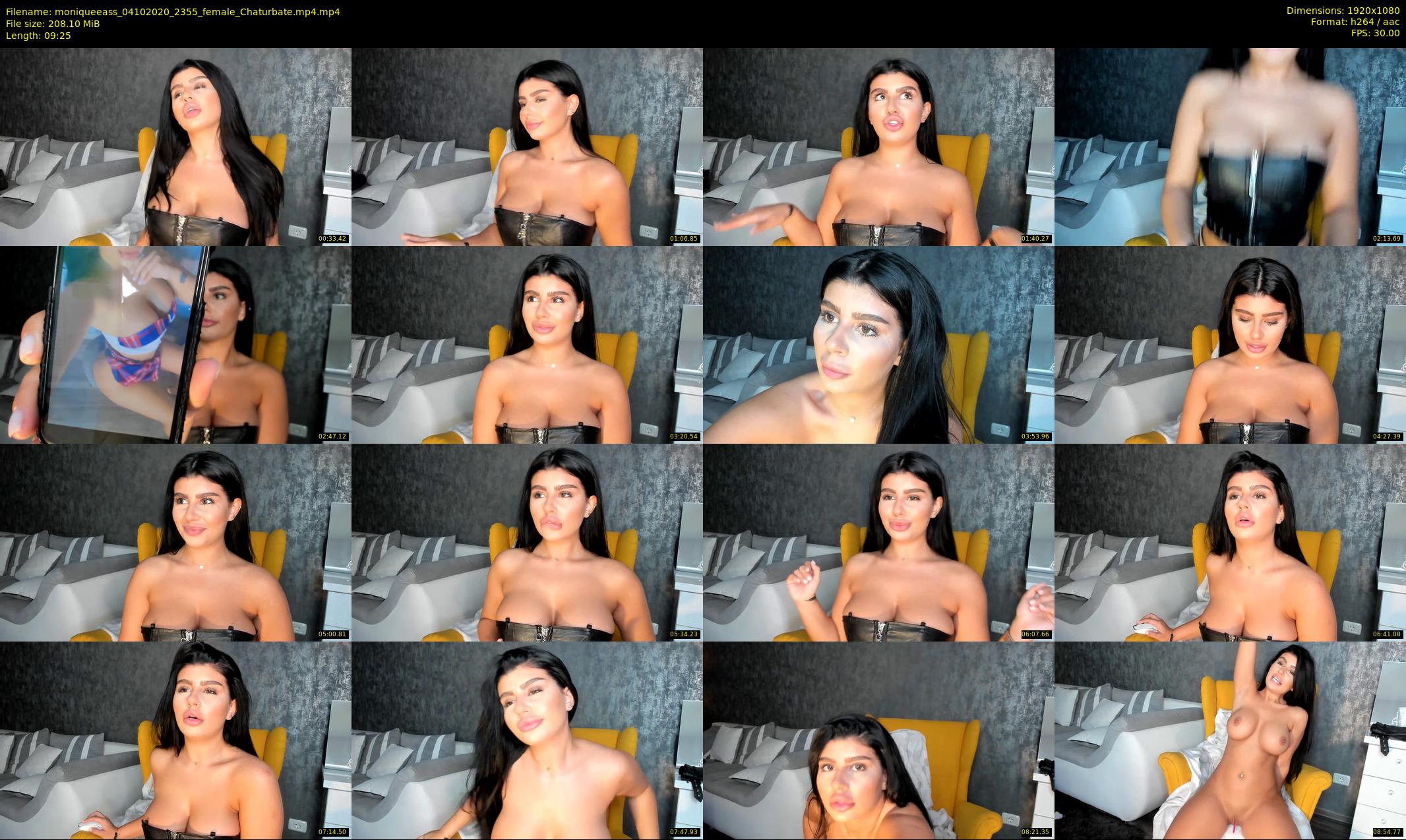 moniqueeass — 10 minute Chaturbate female cam show recording, 1080p, Oct 4, 2020
