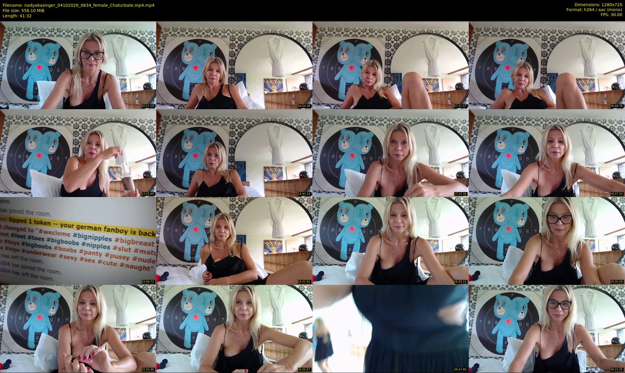 nadyabasinger — 42 minute Chaturbate female cam show recording, 720p, Oct 4, 2020