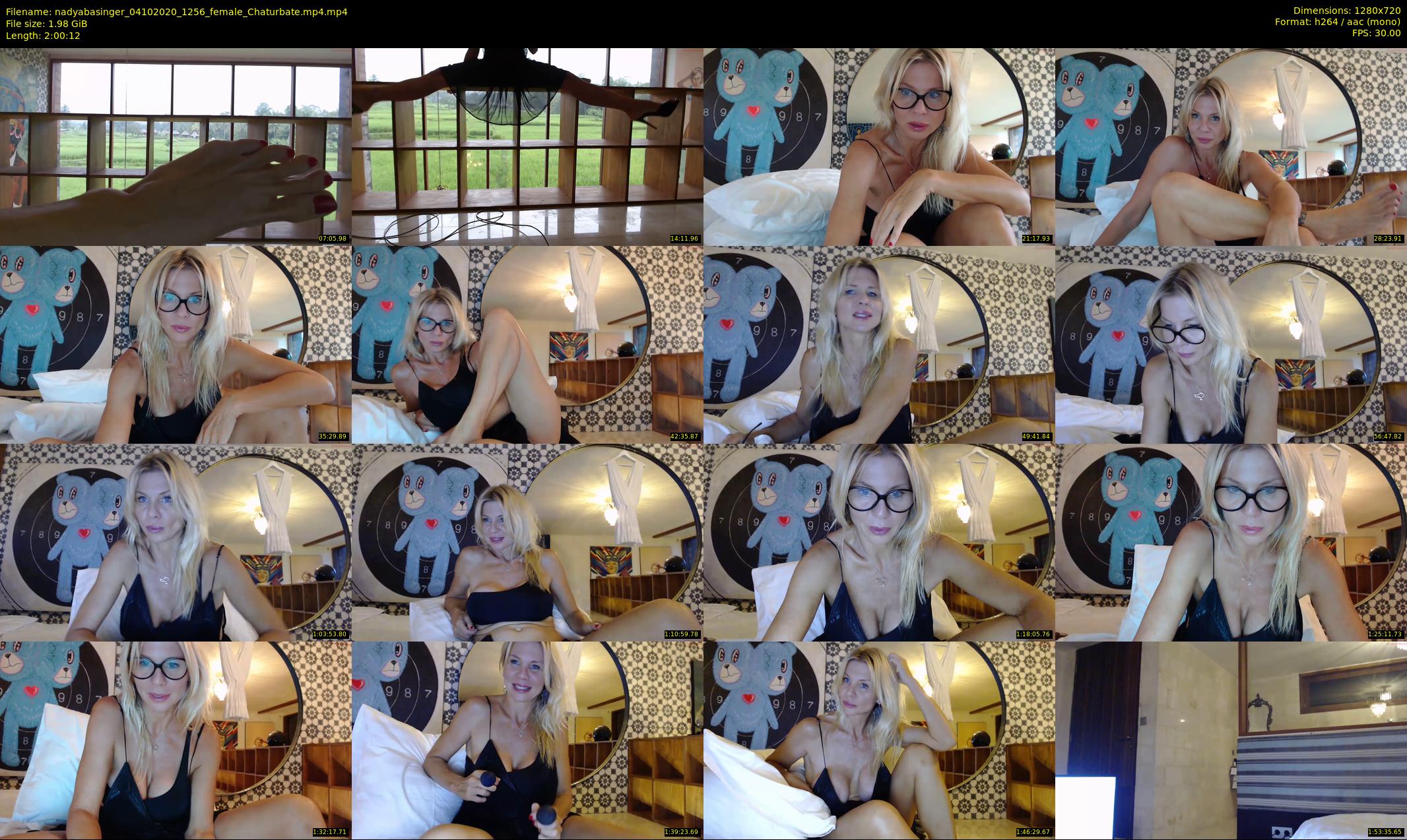 nadyabasinger — 121 minute Chaturbate female cam show recording, 720p, Oct 4, 2020