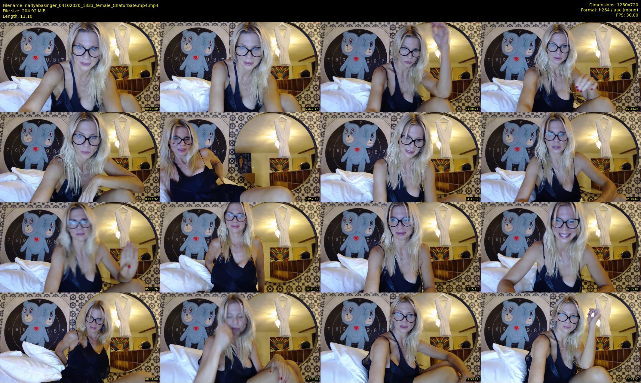 nadyabasinger — 12 minute Chaturbate female cam show recording, 720p, Oct 4, 2020