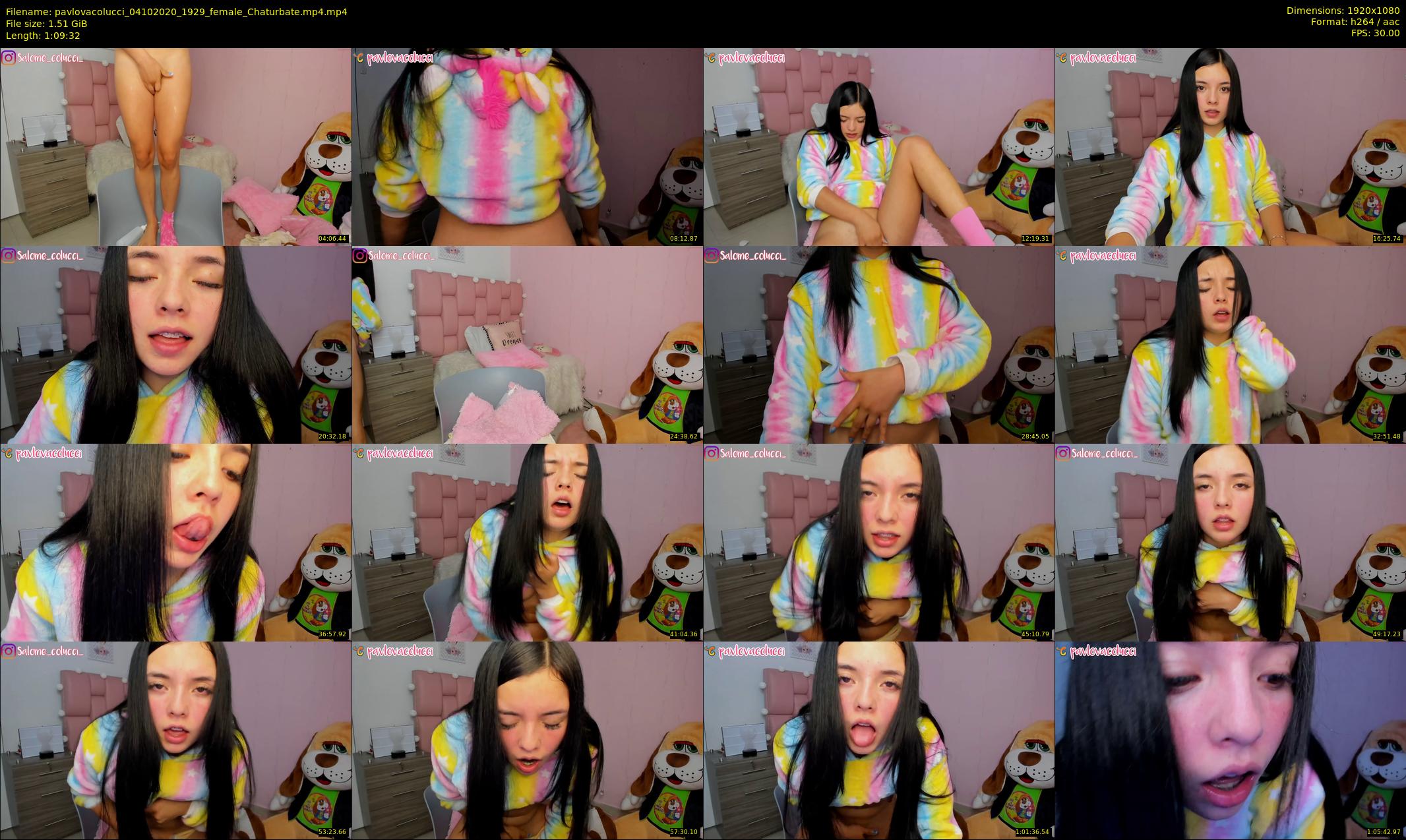 pavlovacolucci — 70 minute Chaturbate female cam show recording, 1080p, Oct 4, 2020