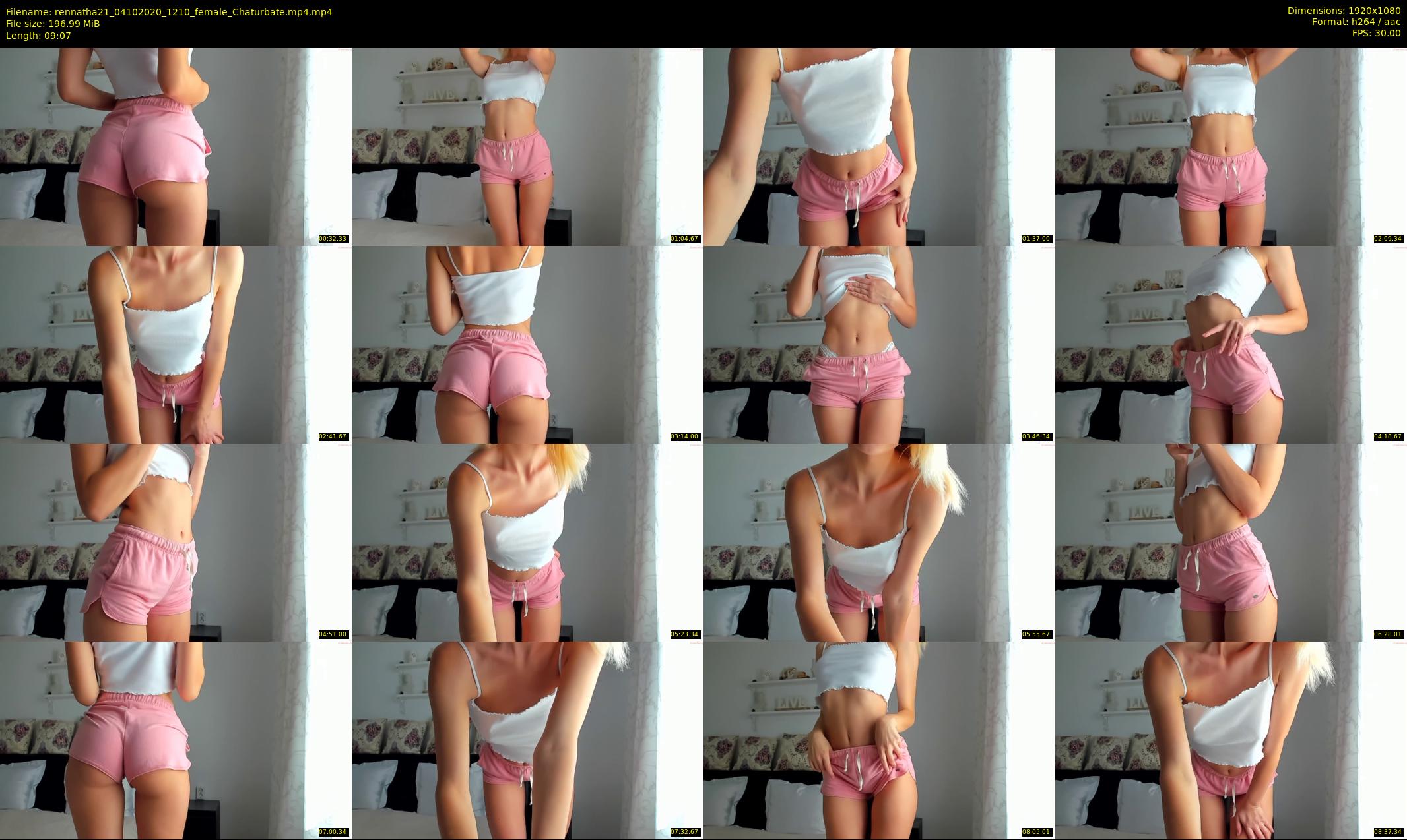 rennatha21 — 10 minute Chaturbate female cam show recording, 1080p, Oct 4, 2020
