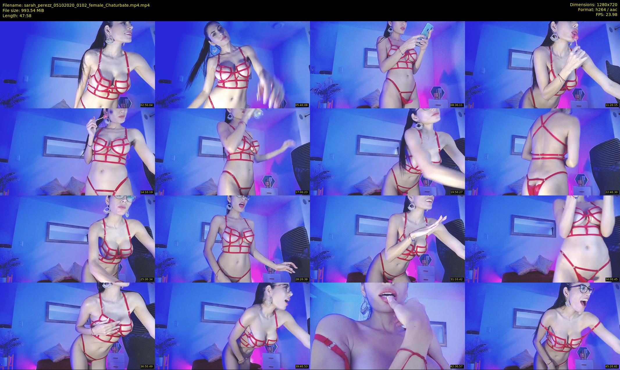 sarah_perezz — 48 minute Chaturbate female cam show recording, 720p, Oct 5, 2020