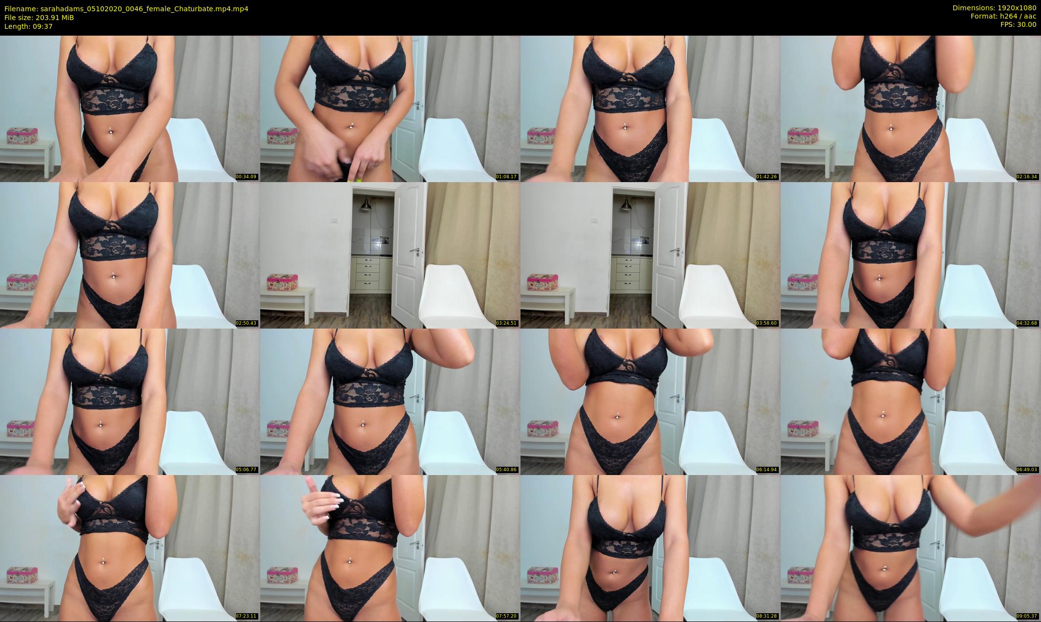 sarahadams — 10 minute Chaturbate female cam show recording, 1080p, Oct 5, 2020