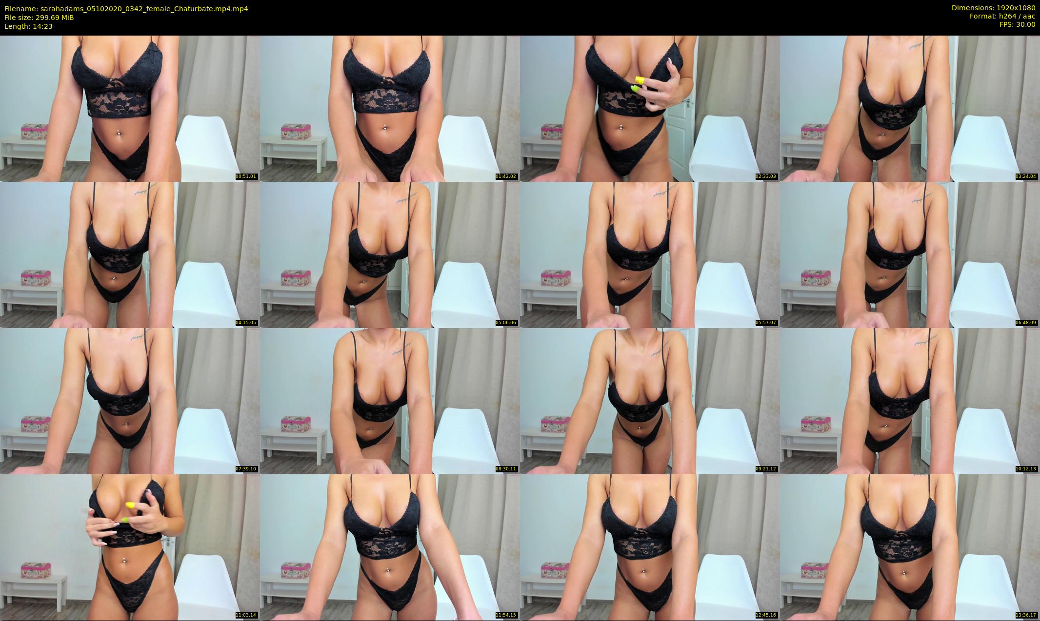 sarahadams — 15 minute Chaturbate female cam show recording, 1080p, Oct 5, 2020